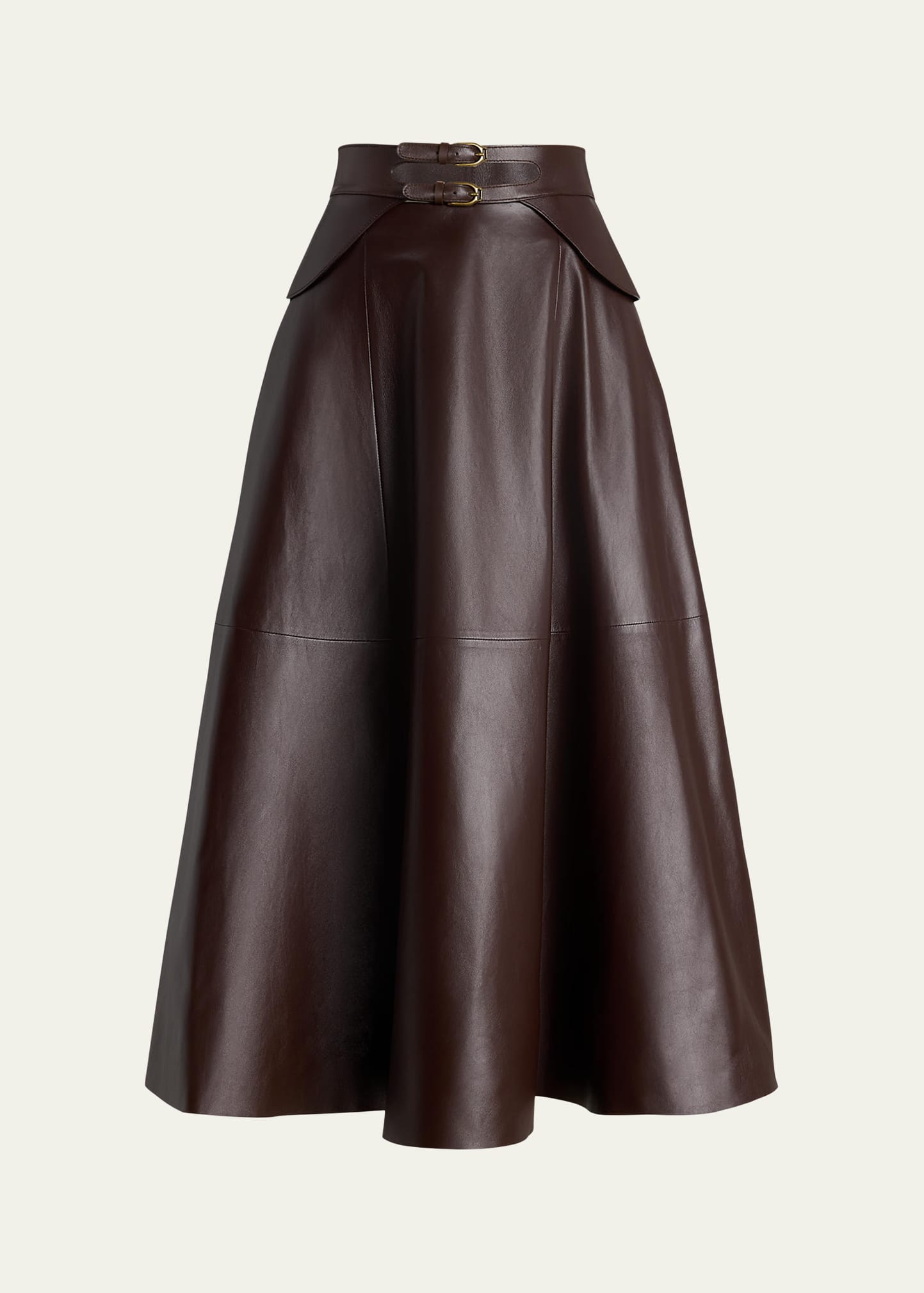 Ralph Lauren Collection Millie Circle-Cut Soft Leather Skirt - Bergdorf  Goodman