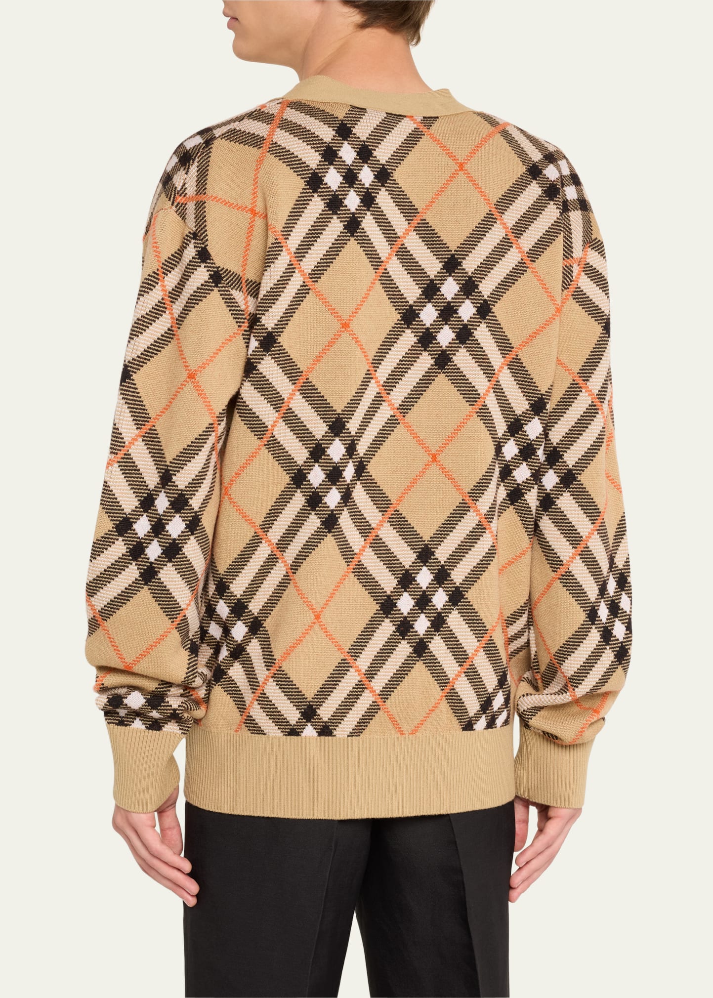 Burberry Men's Vintage Check Cardigan - Bergdorf Goodman