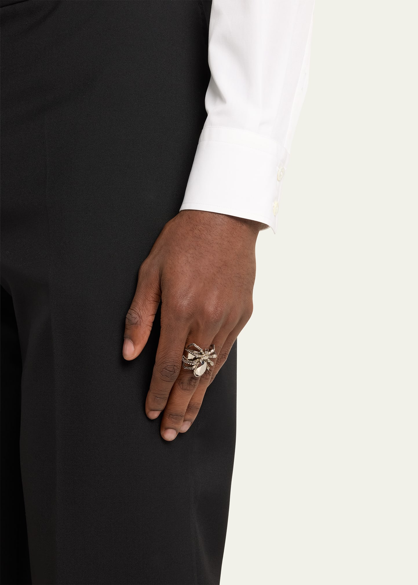 McQueen Men's Spider Ring Bergdorf Goodman