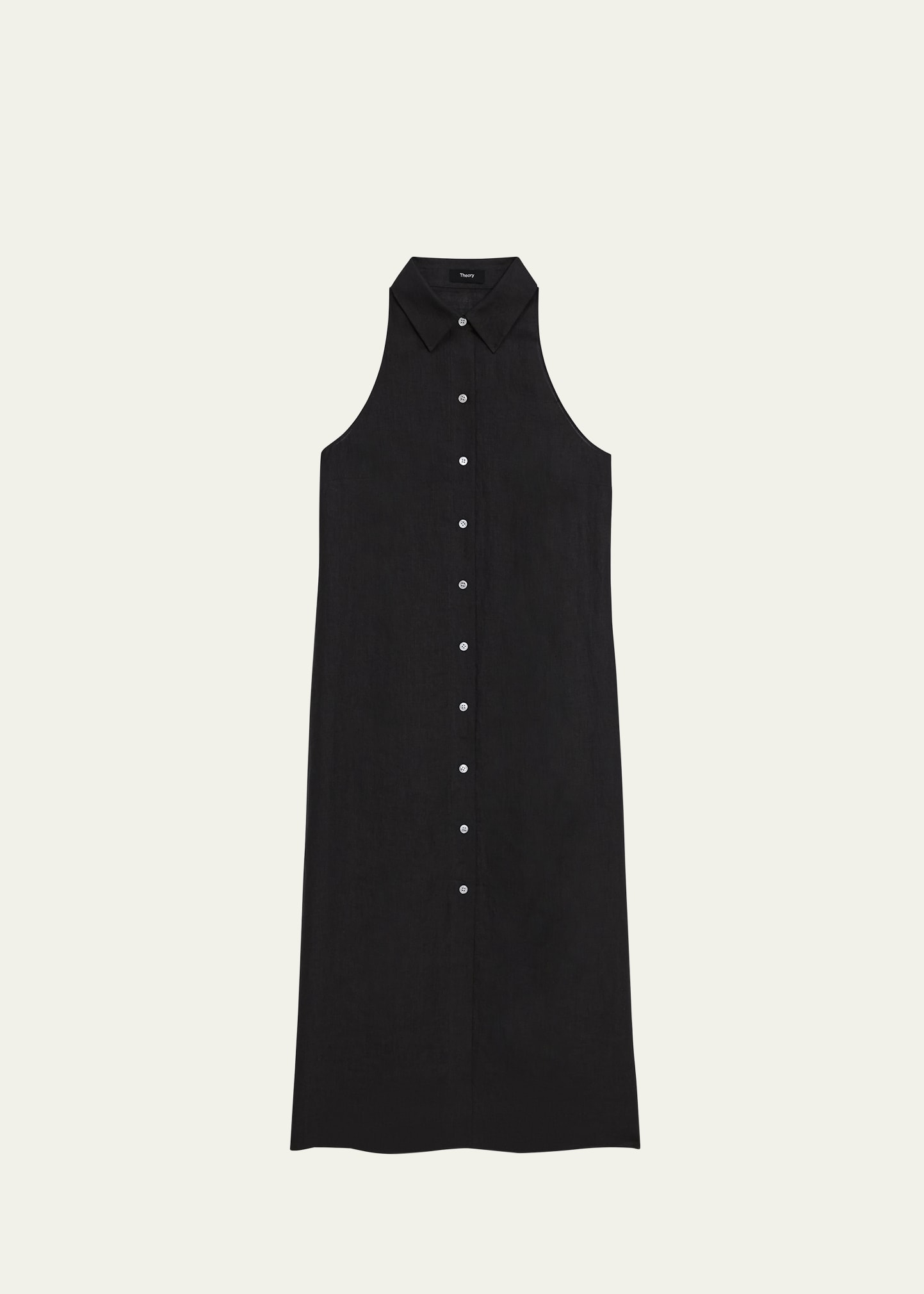 theory black shirt dress Theory - Black shirt dress made of silk L1002605