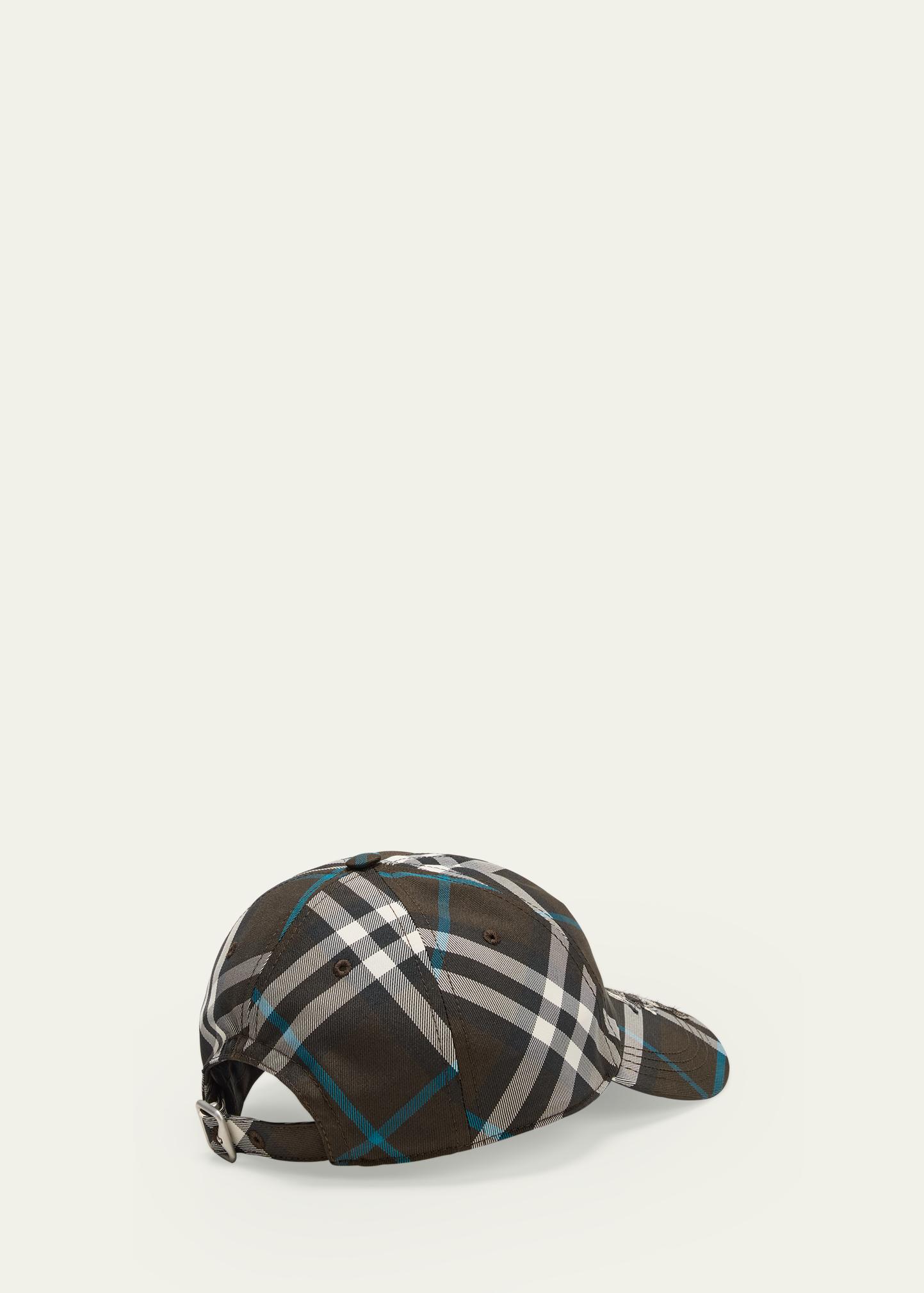 Burberry Monochrome Check Cap Burberry Men main image 3