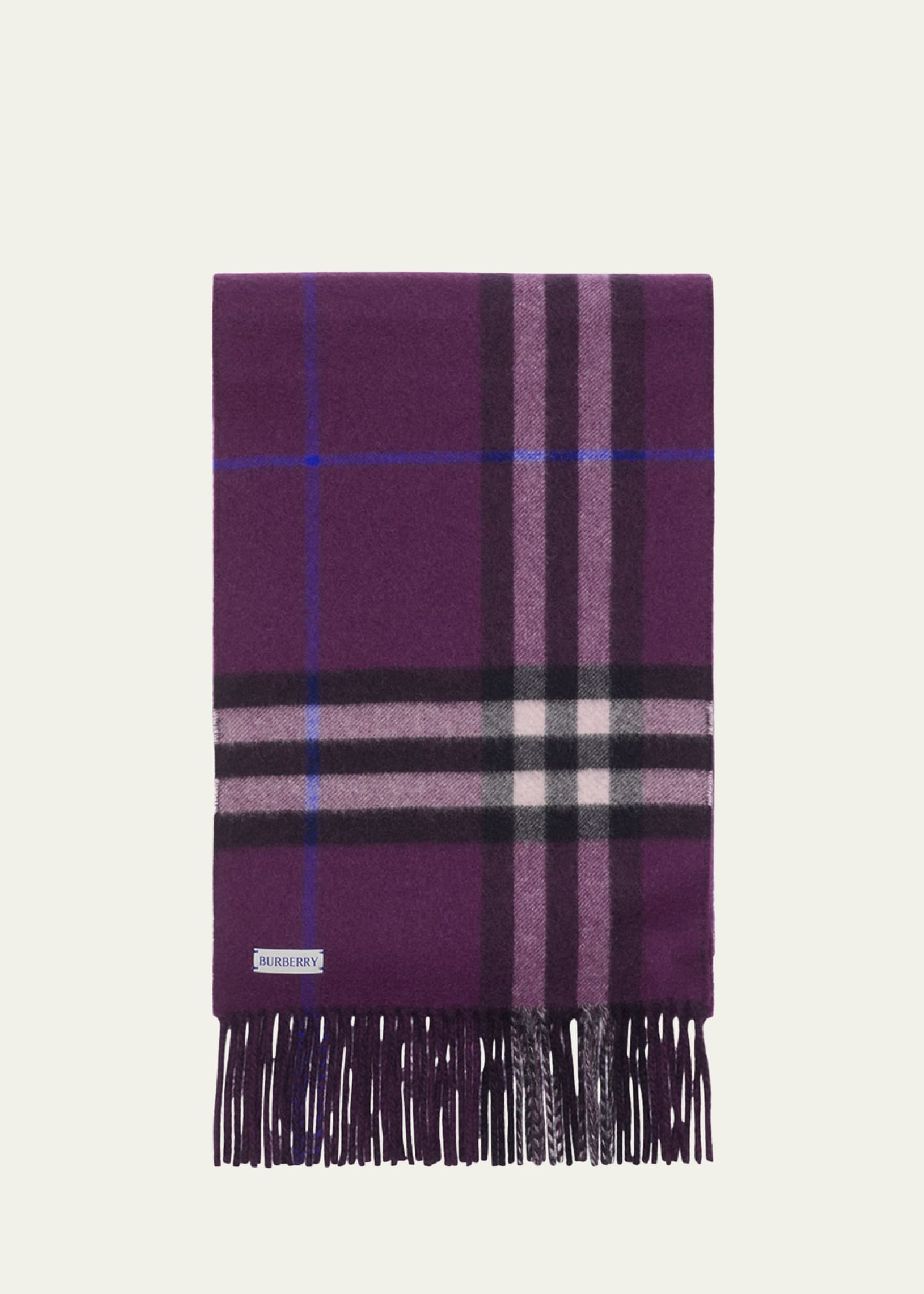 Burberry Men's Reversible EKD to Giant Check Cashmere Scarf