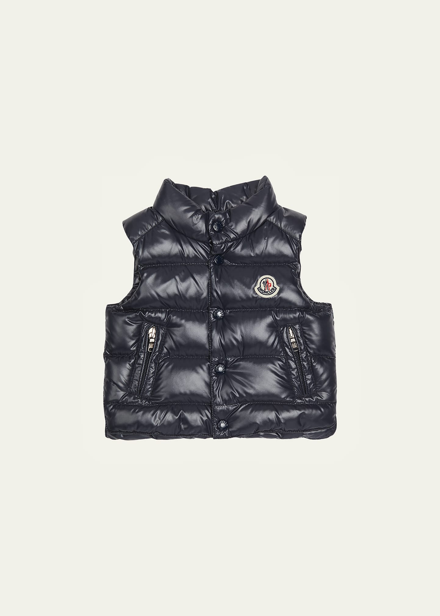 Moncler Boy's Bernard Shiny Vest, Size 6M-3 - Bergdorf Goodman