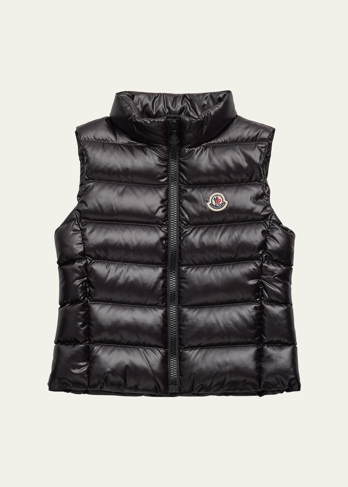 Moncler Girl's Ghany Quilted Puffer Down Vest, Size 4-6 - Bergdorf