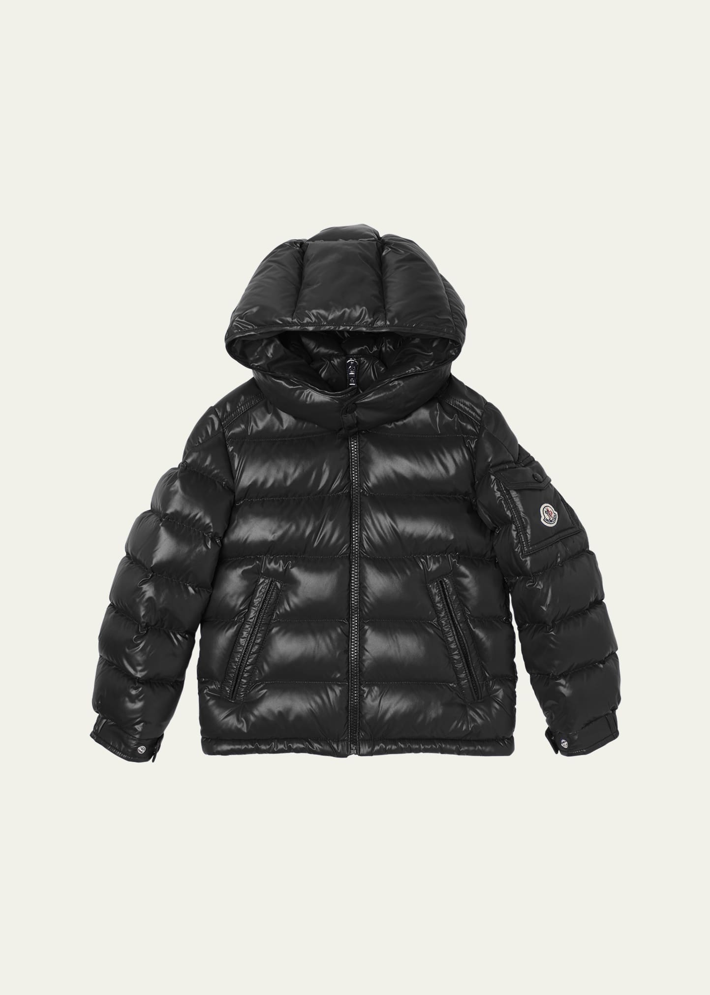 MONCLER モンクレール MAYA　1 Moncler Boy's New Maya Shiny Puffer Jacket, Size 4-6 - Bergdorf