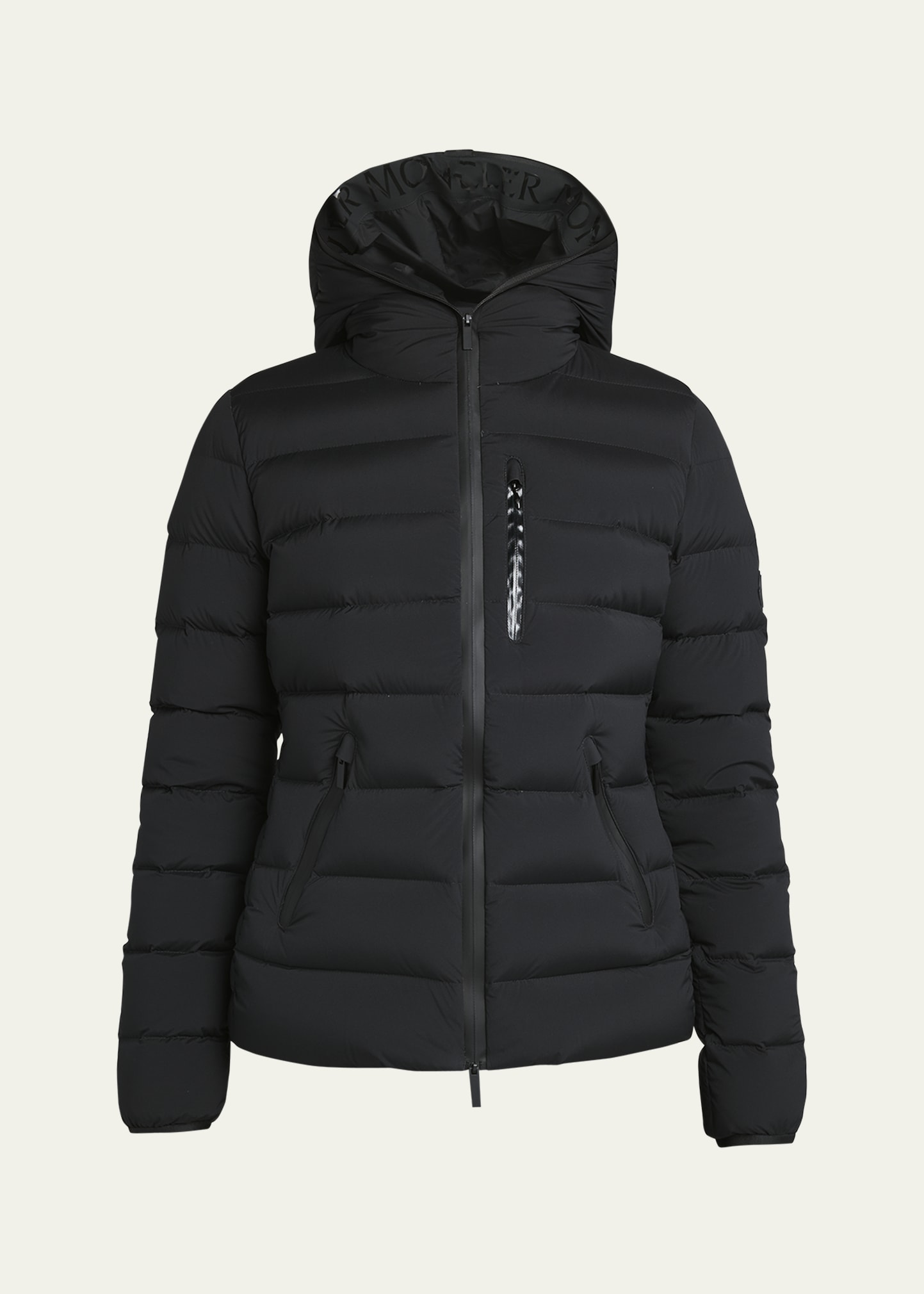 Moncler Herbe Stretch Nylon Hooded Puffer Jacket Bergdorf Goodman