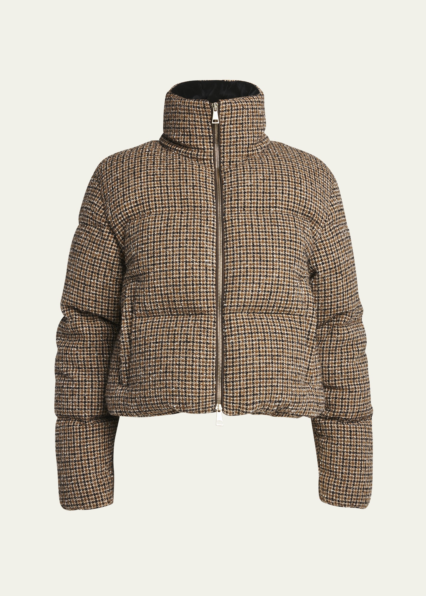 Moncler Seboune Check Boucle Puffer Jacket - Bergdorf Goodman