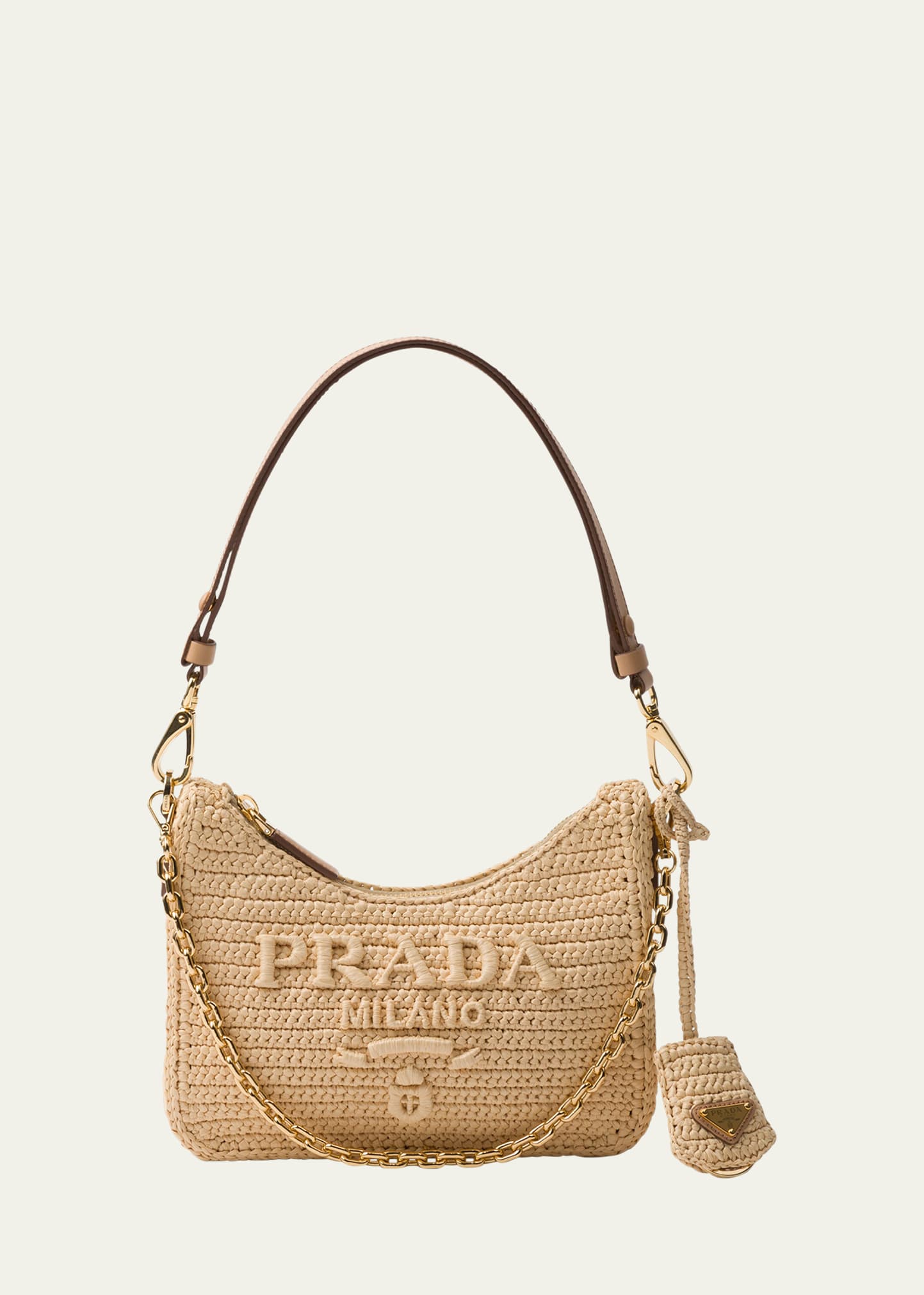 Prada Re-Edition Crochet Pouch Shoulder Bag - Bergdorf Goodman