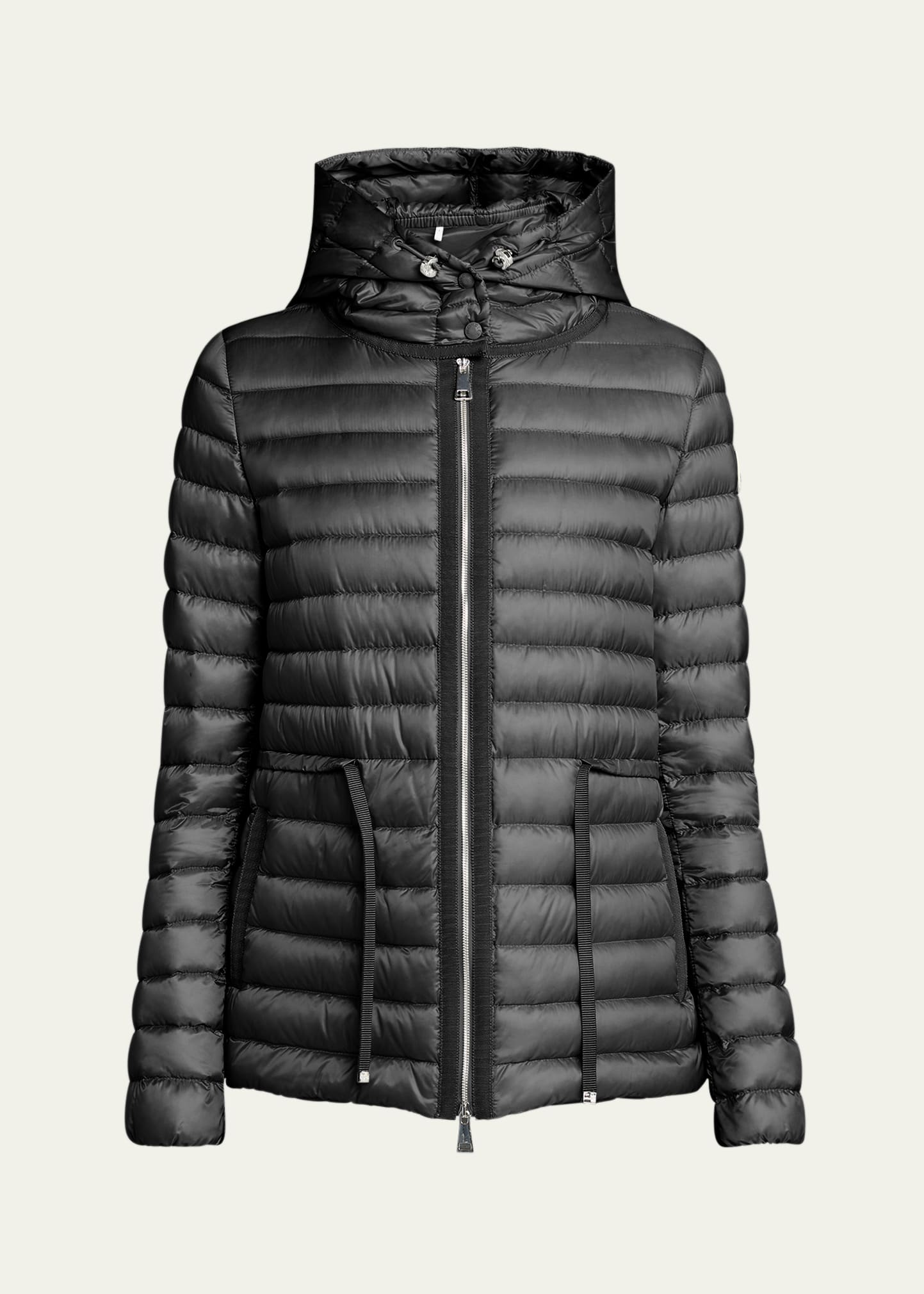 【MONCLER】Piumino corto Raie ripiegabile★ダウンジャケット Light Pink Raie Packable Hooded Short Down Jacket - Short