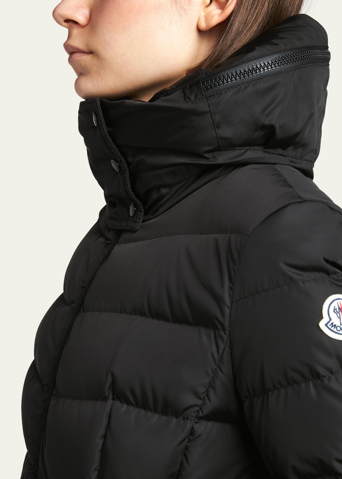Moncler Flammette Hooded Long Down Jacket - Bergdorf Goodman