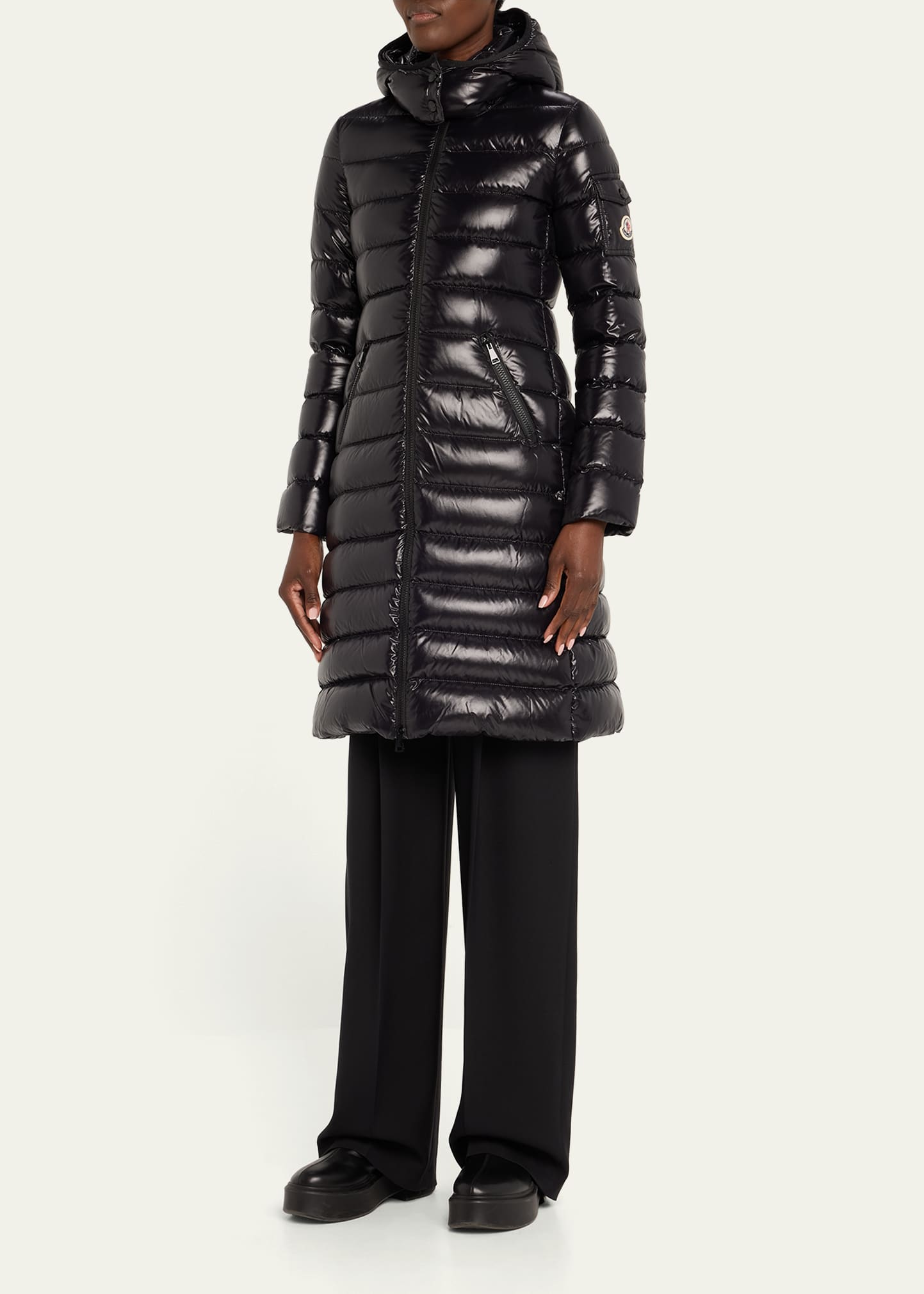 Moncler Moka Long Puffer Coat - Bergdorf Goodman