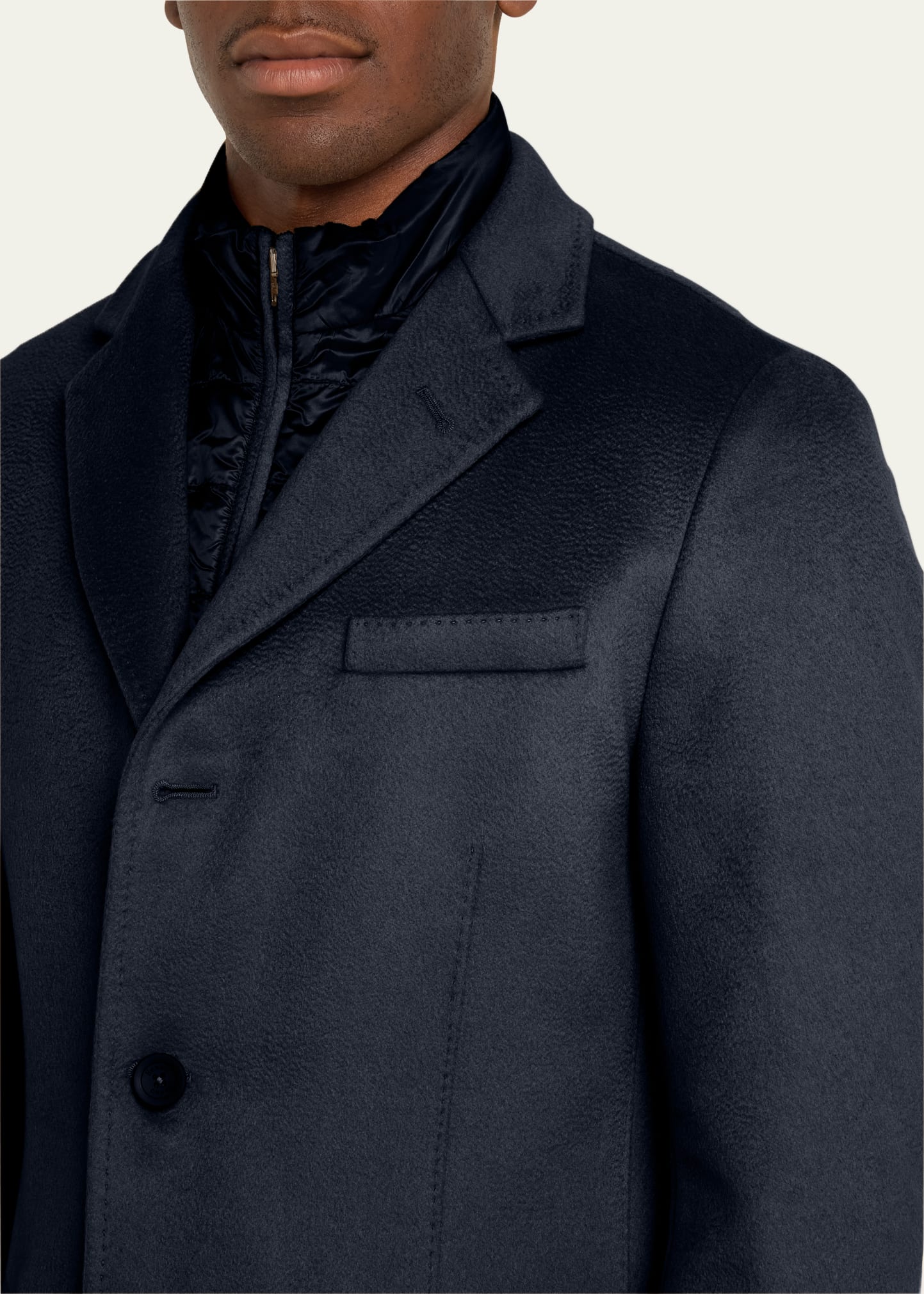 Herno Men's Cashmere Blazer with Nylon Wind Guard - Bergdorf