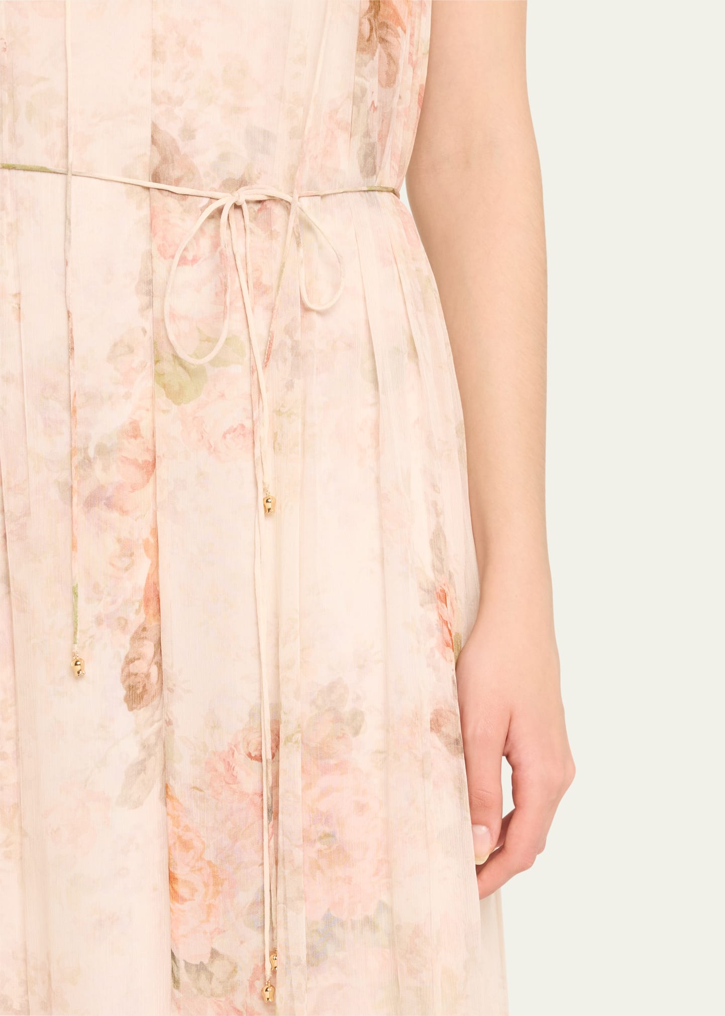 Zimmermann Illustration Floral Flutter Dress - Bergdorf Goodman