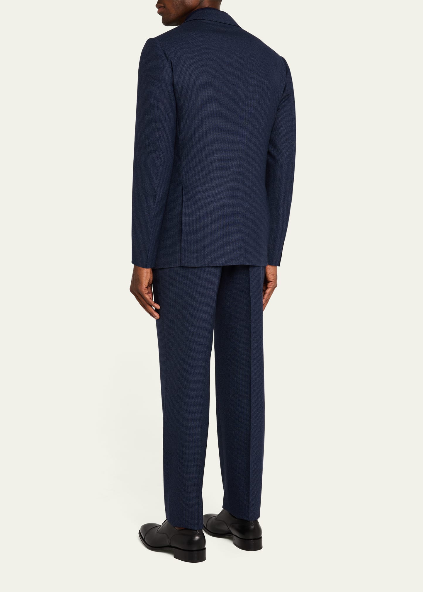 Cesare Attolini Men's Wool Houndstooth Suit - Bergdorf Goodman