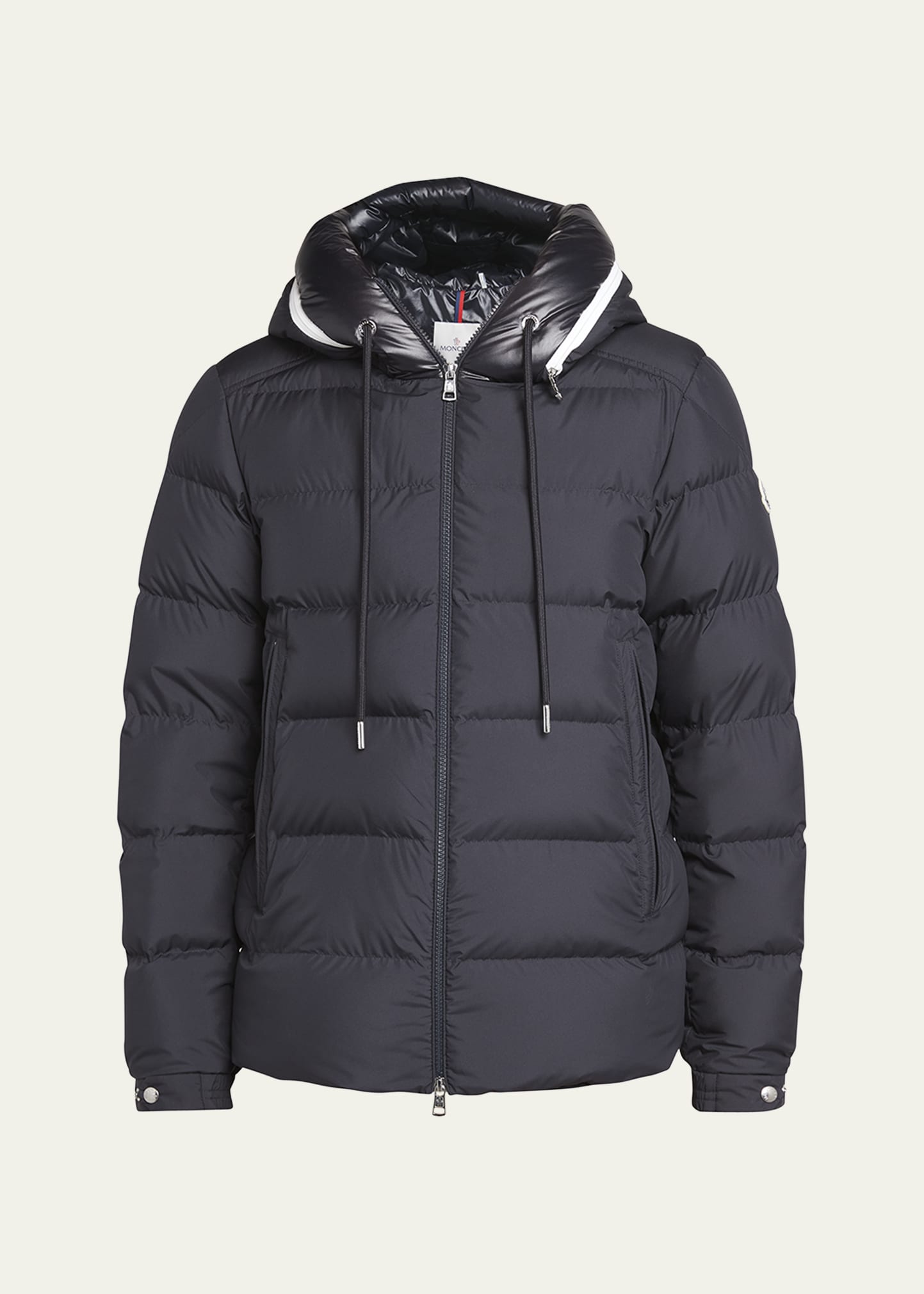 MONCLER　セール DORFMAN Moncler Men's Acorus Nylon Puffer Moto Jacket - Bergdorf Goodman