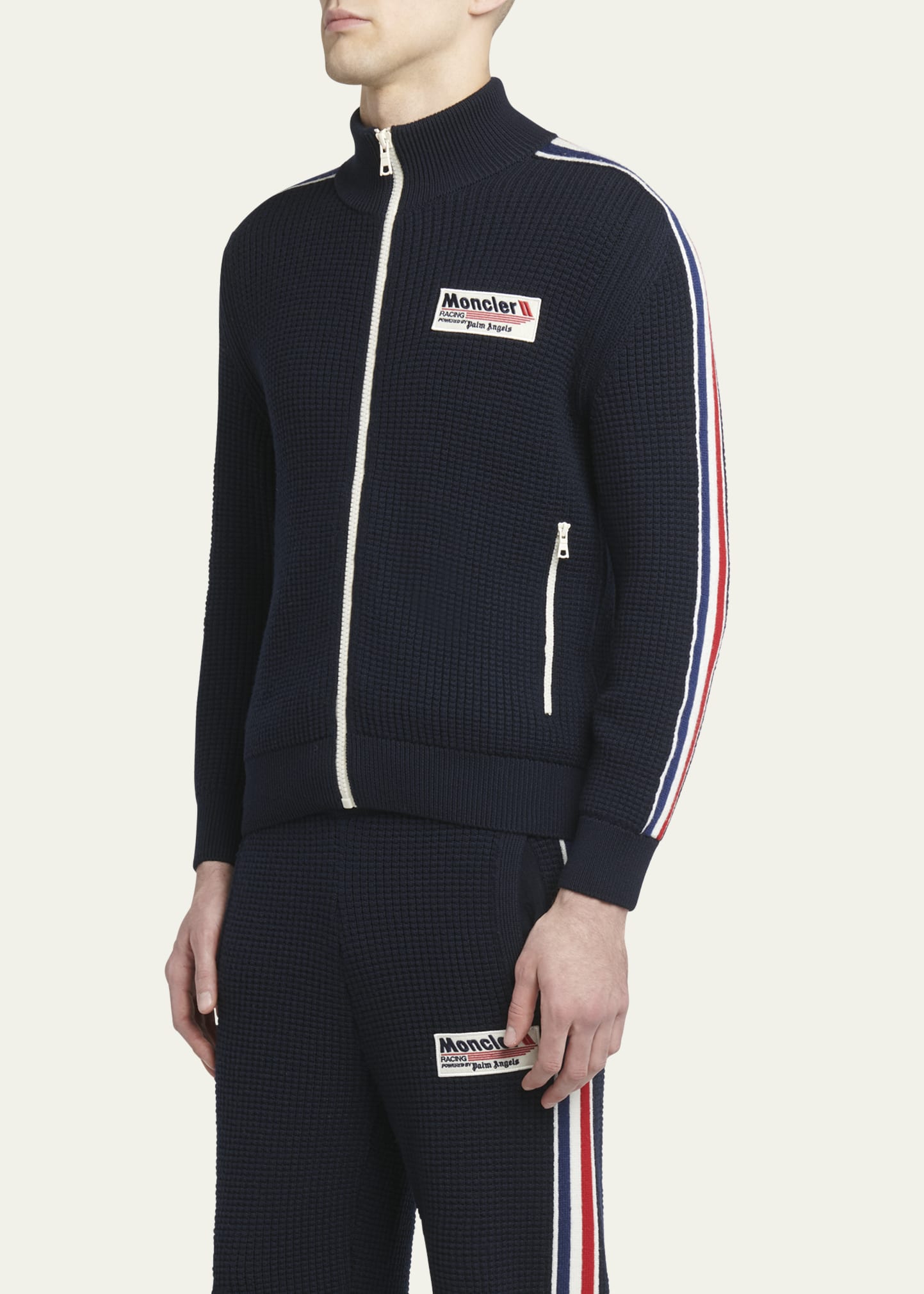 Moncler Genius Moncler x Palm Angels Men's Ribbed Track Jacket