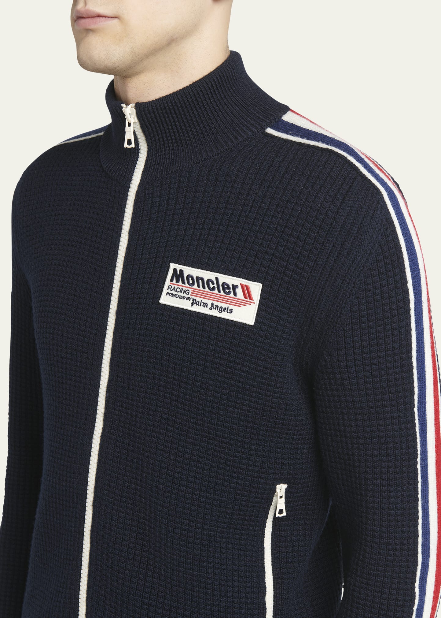 Moncler Genius Moncler x Palm Angels Men's Ribbed Track Jacket