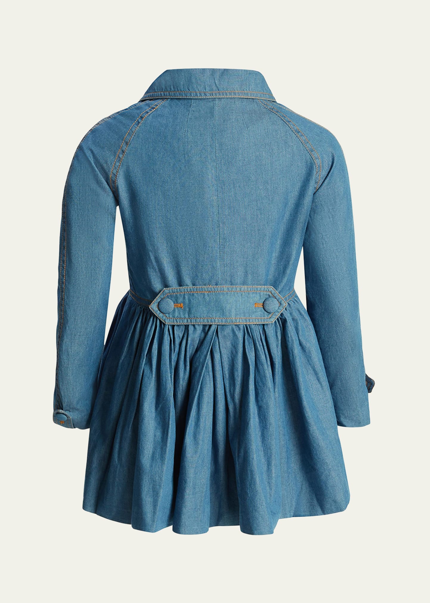 Bardot Junior Girl's Mia Lightweight Chambray Trench, Size 4-14