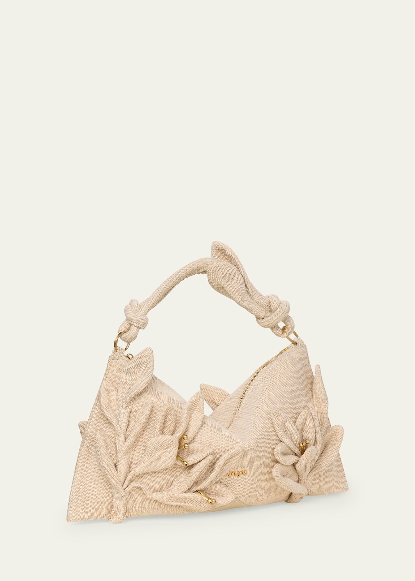 Cult Gaia Hera Mini Floral Canvas Shoulder Bag - Bergdorf Goodman