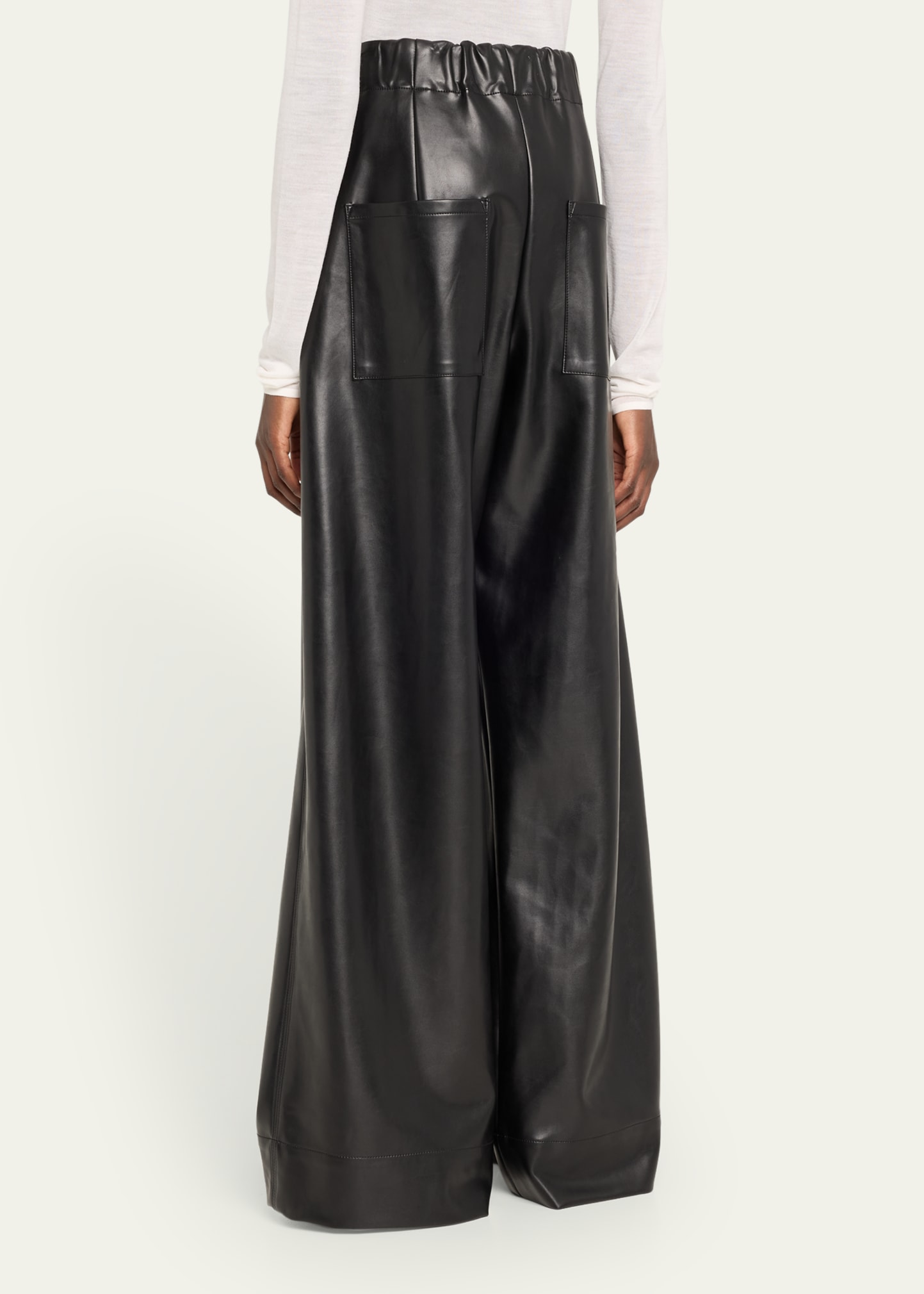 パンツ archive COMME CA docking leather pants Vintage Mens
