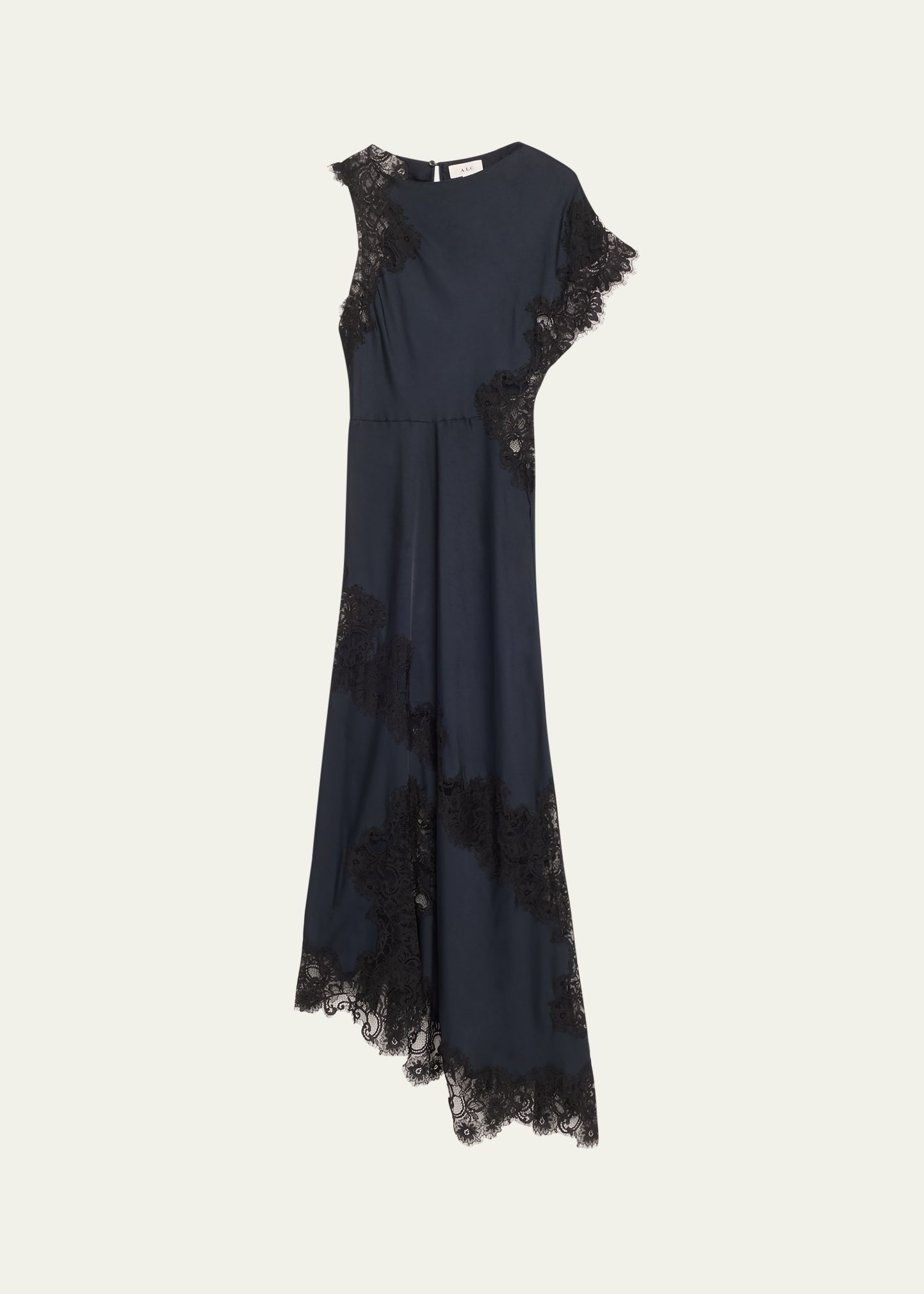 A.L.C. Alessia Satin and Lace Maxi Dress - Bergdorf Goodman