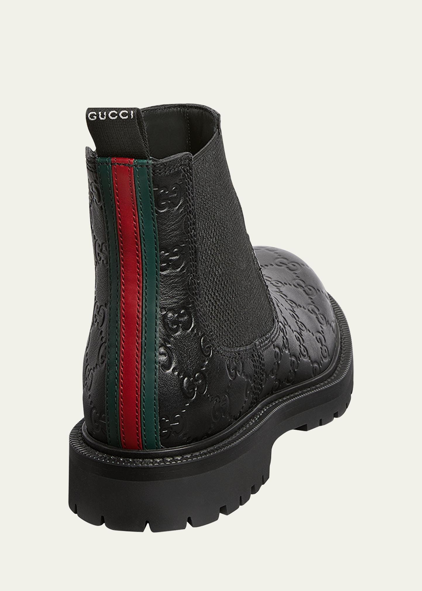 Gucci MIART GG
Leather logo sole Chelsea boots size 9.5 made in Italy Gucci Men main image 2