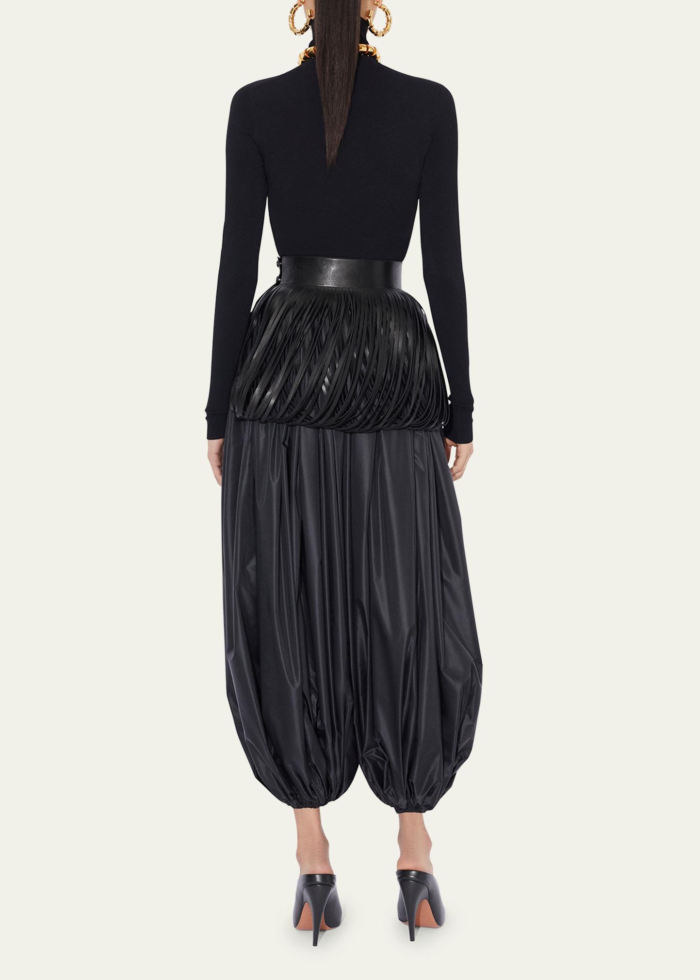 Alaia suede fringe belt ALAIA Fringe Leather Corset Belt - Bergdorf Goodman main image 4