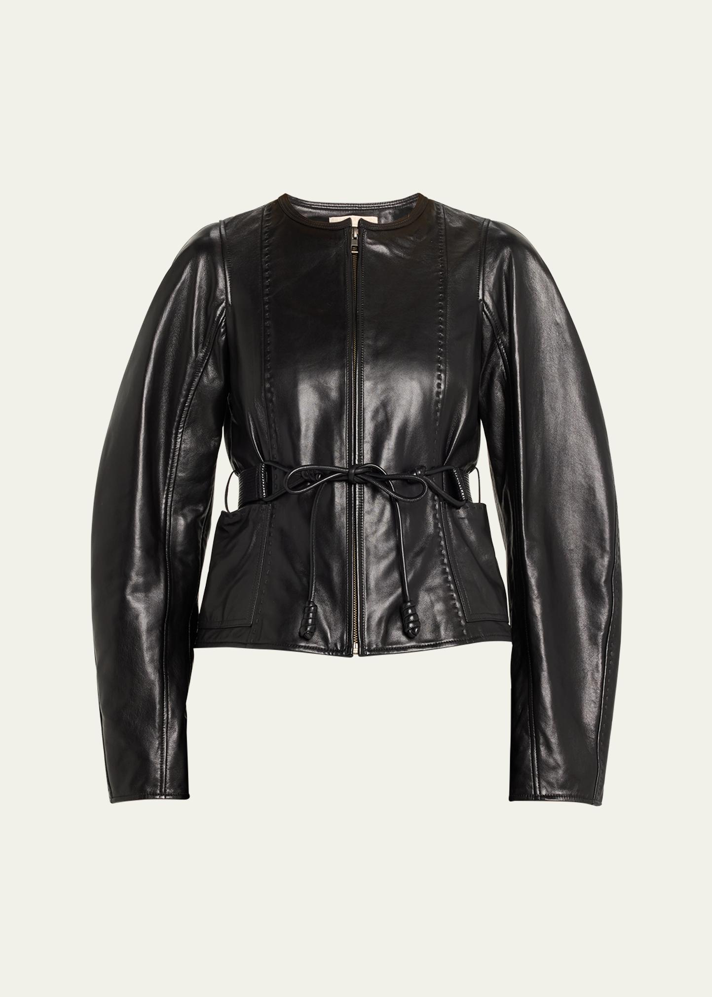 Ulla Johnson Leather Belt Tassel Belt - Noir Black Leather Rope Belt - Ulla Johnson main image 3
