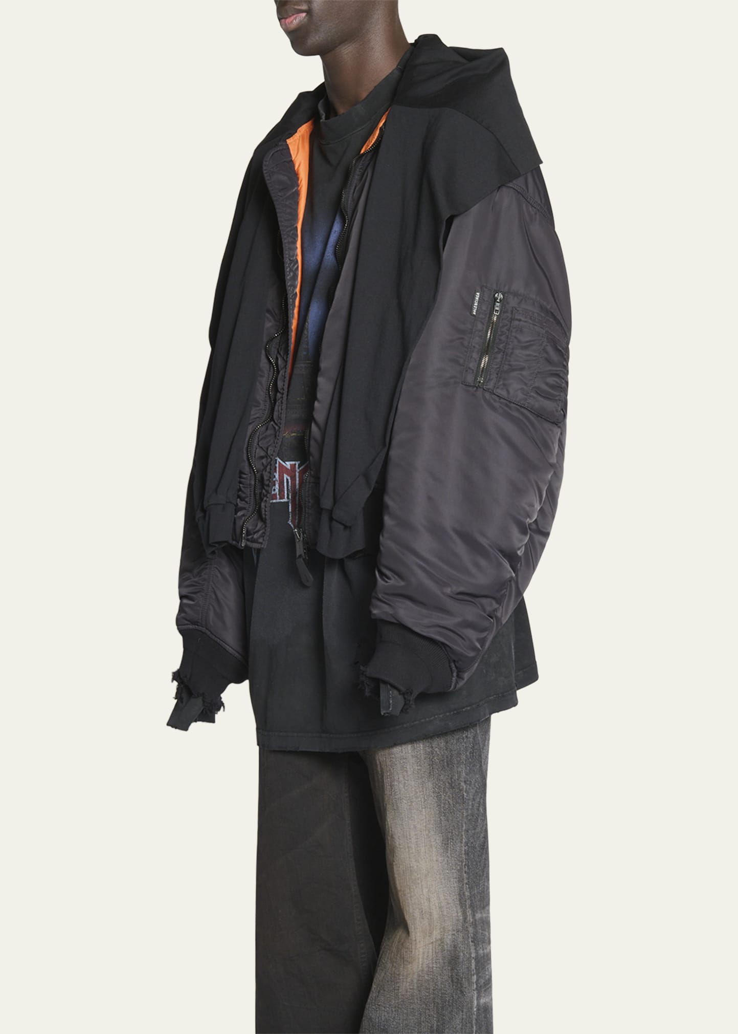 ジャケット・アウター balenciaga Incognito Bomber Balenciaga Men's Incognito Bomber Jacket - Bergdorf Goodman