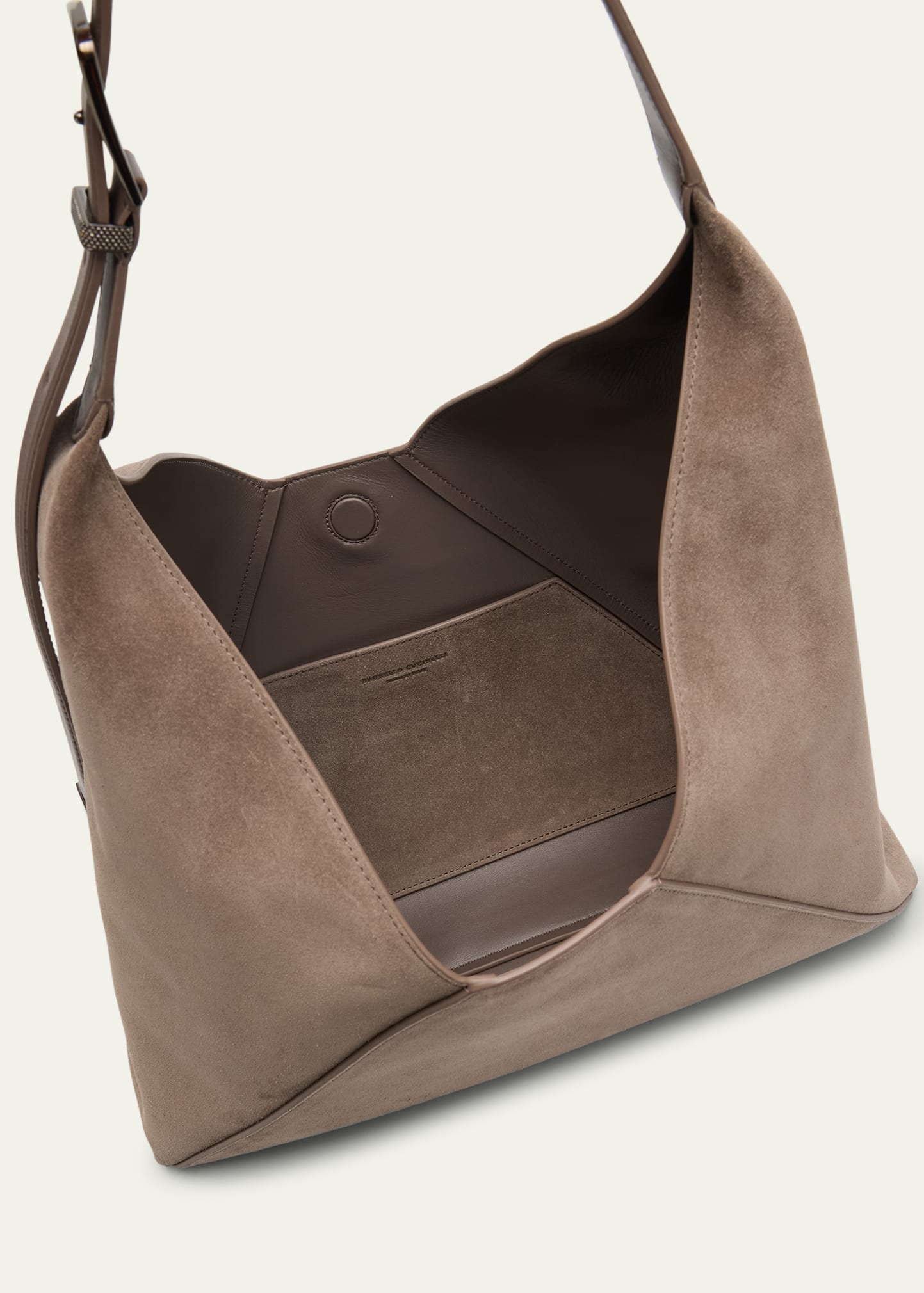 【関税＆送料込み】Brunello Cucinelli 'Hobo Swing' Shoulder Nappa leather Hobo Swing bag for Woman in Beige | Brunello