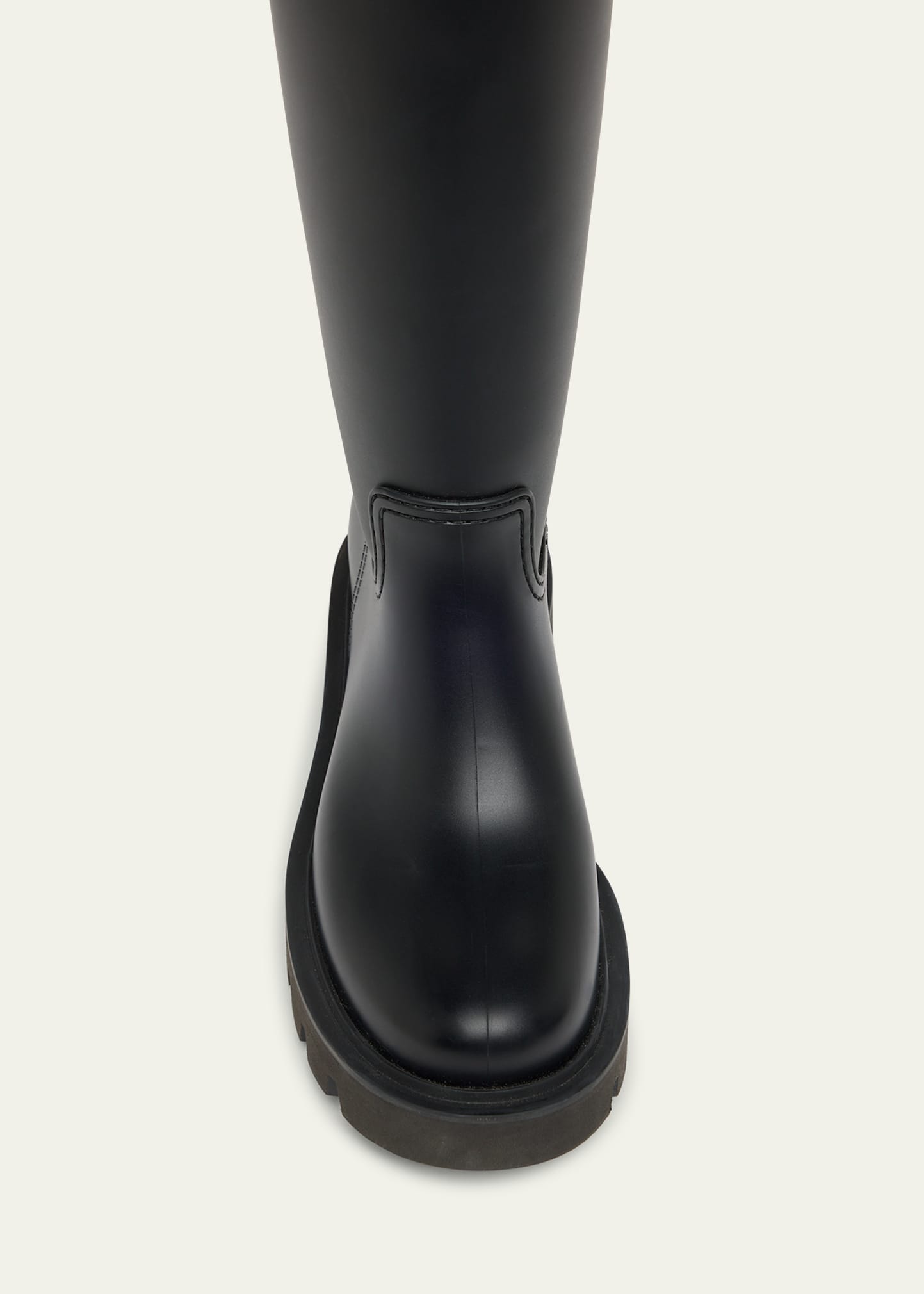 【関税&送料込】Moncler Black Rubber Kickstream Boots Moncler Kickstream rain boots Moncler