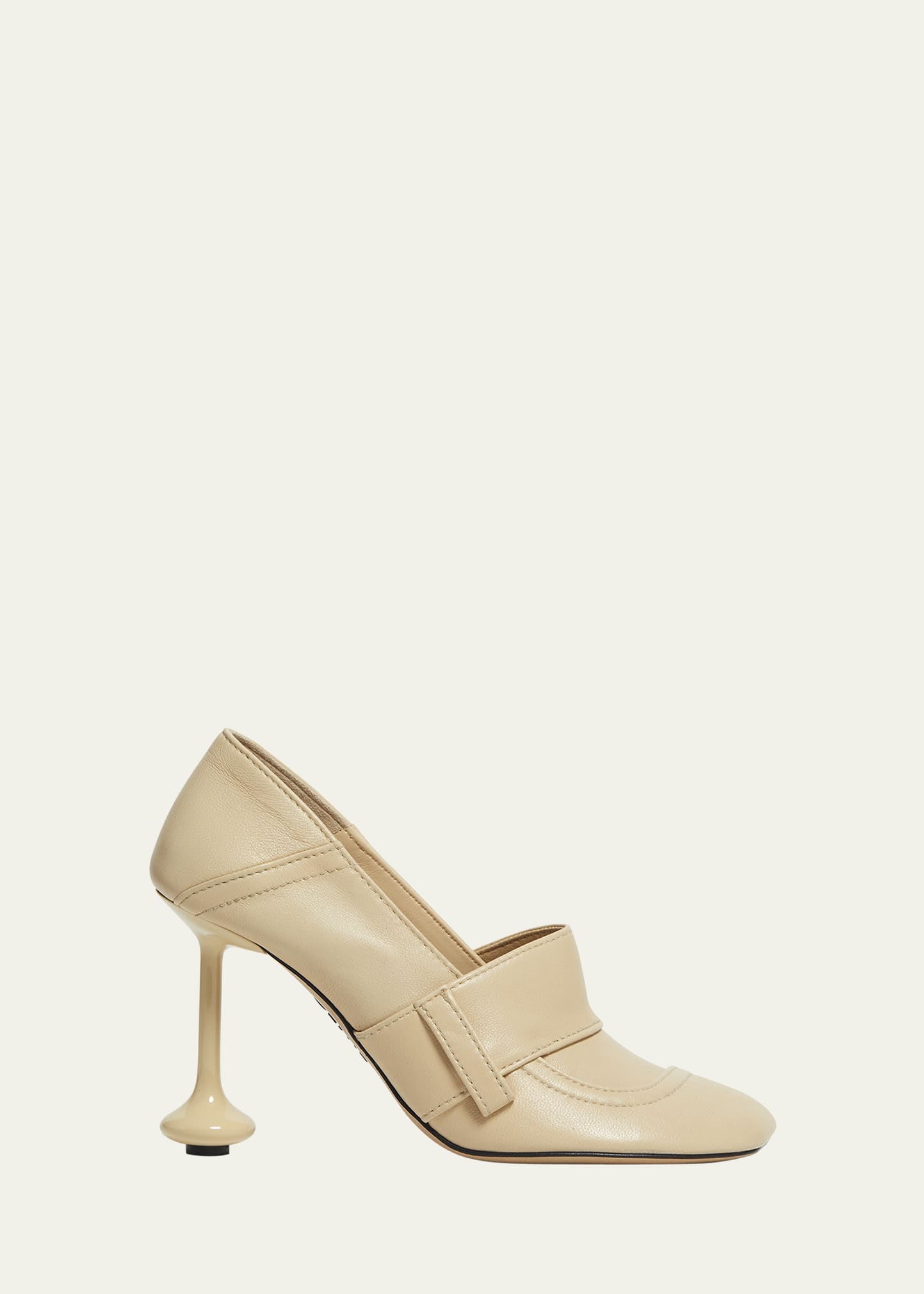 【関税&送料込】Loewe Burgundy Leather Toy Pumps Women's Toy pumps | LOEWE | 24S