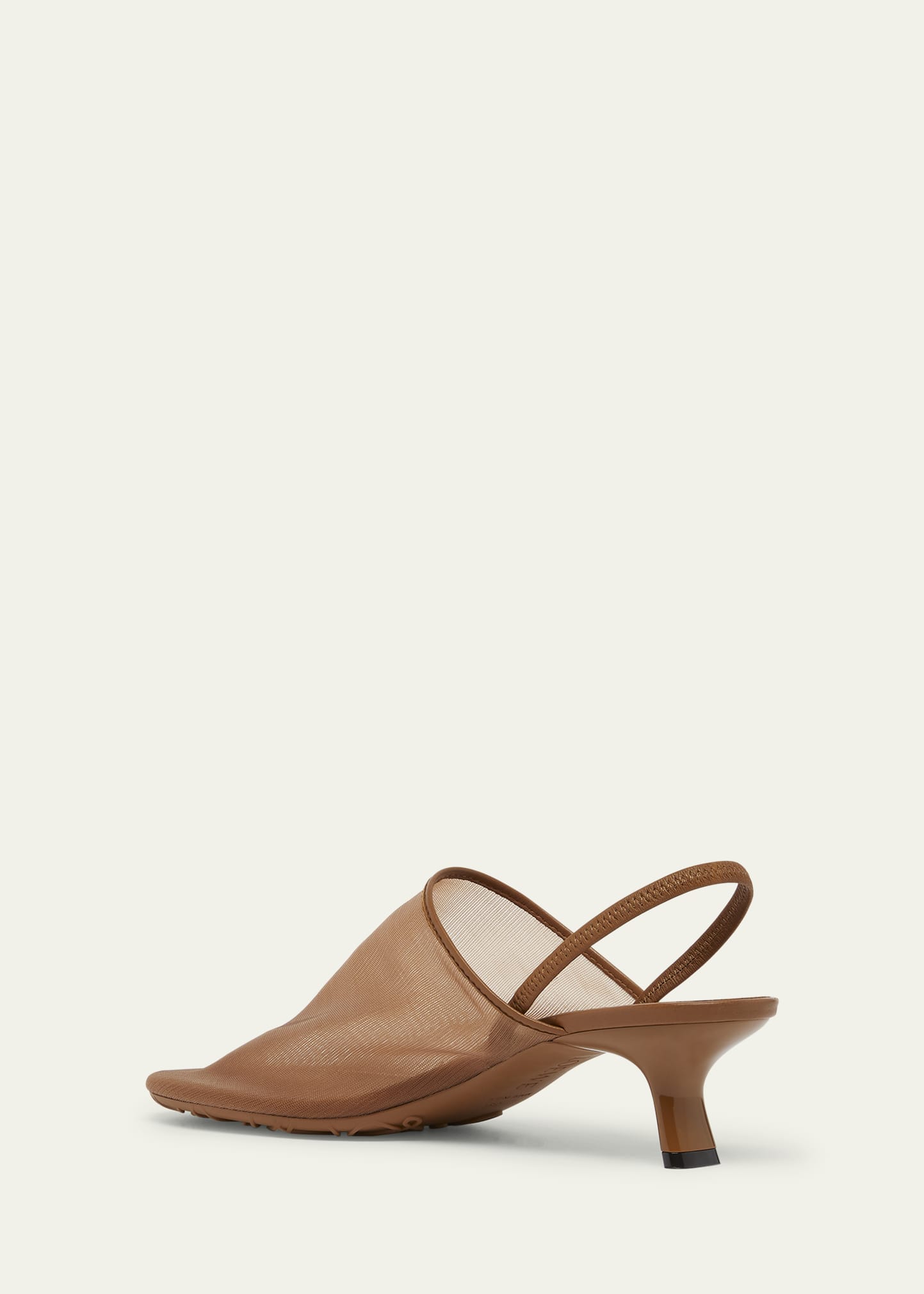 【送料&関税込】Loewe Orange Mesh Petal Pumps Loewe Petal Mesh Slingback Pumps - Bergdorf Goodman