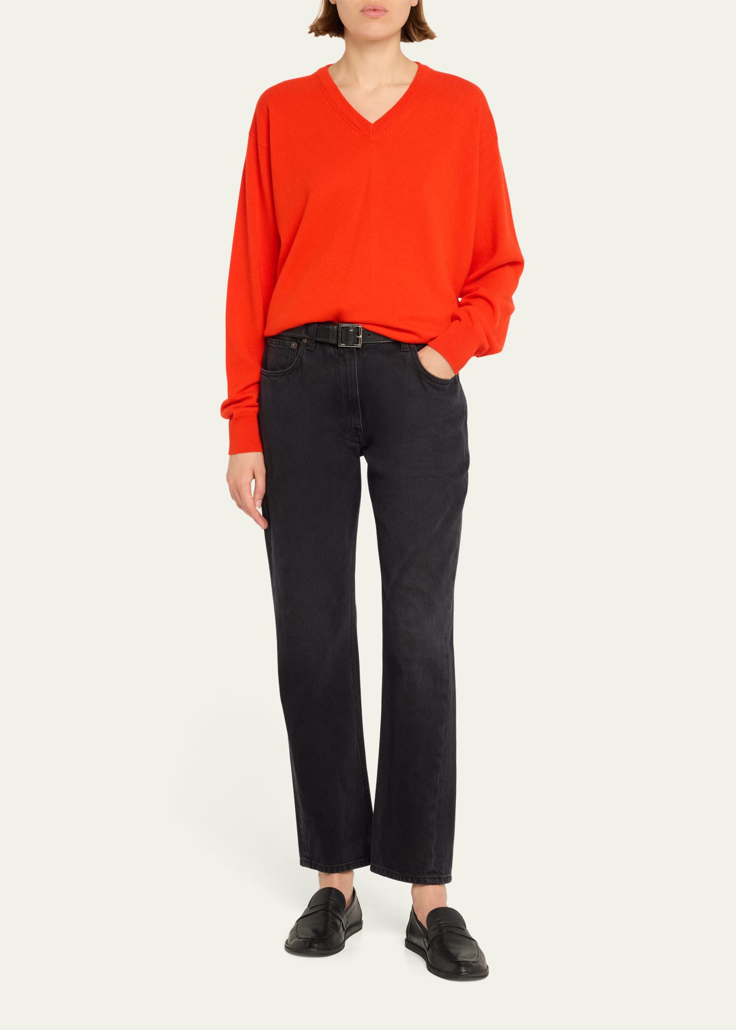 THE ROW Ryley Straight-Leg Jeans - Bergdorf Goodman