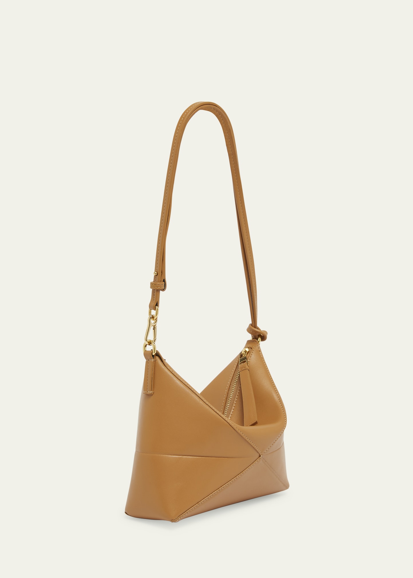 Loewe Puzzle Fold Leather Pouch Shoulder Bag - Bergdorf Goodman