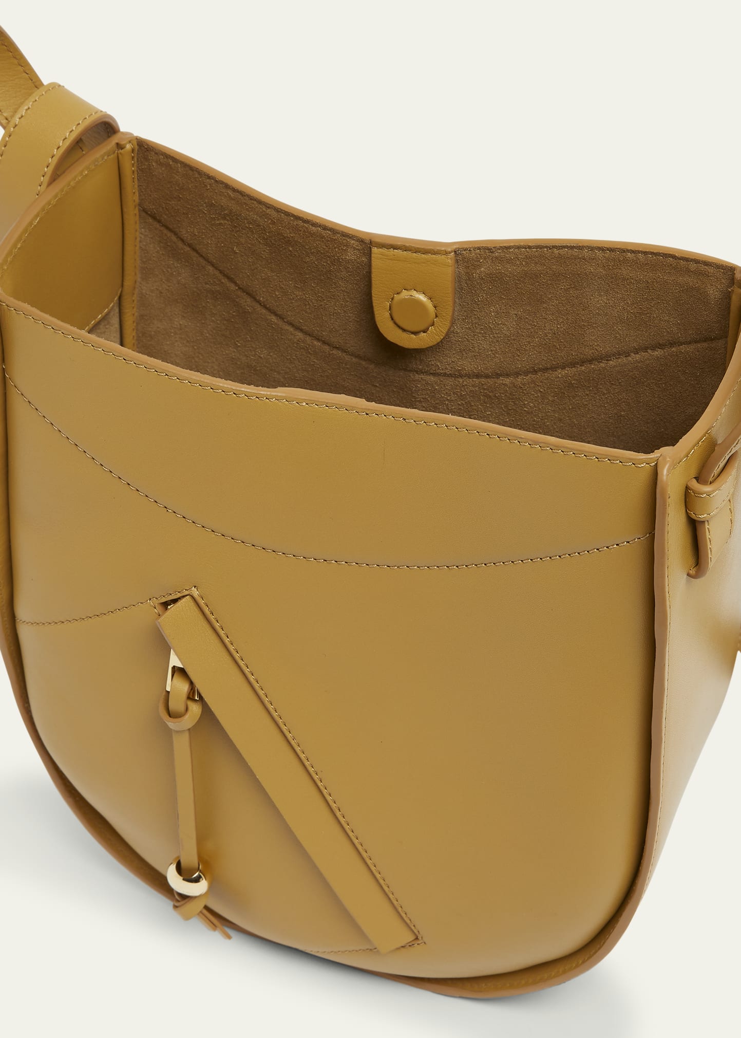 Loewe Hammock Slice Leather Crossbody Bag - Bergdorf Goodman