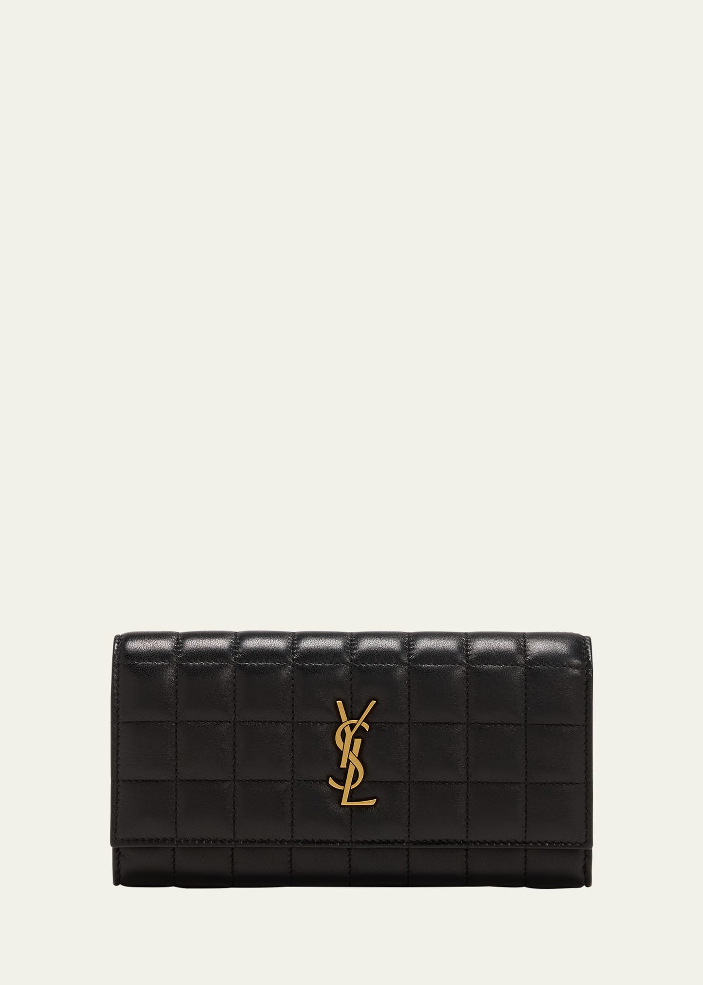 Monogram large flap wallet ysl sale