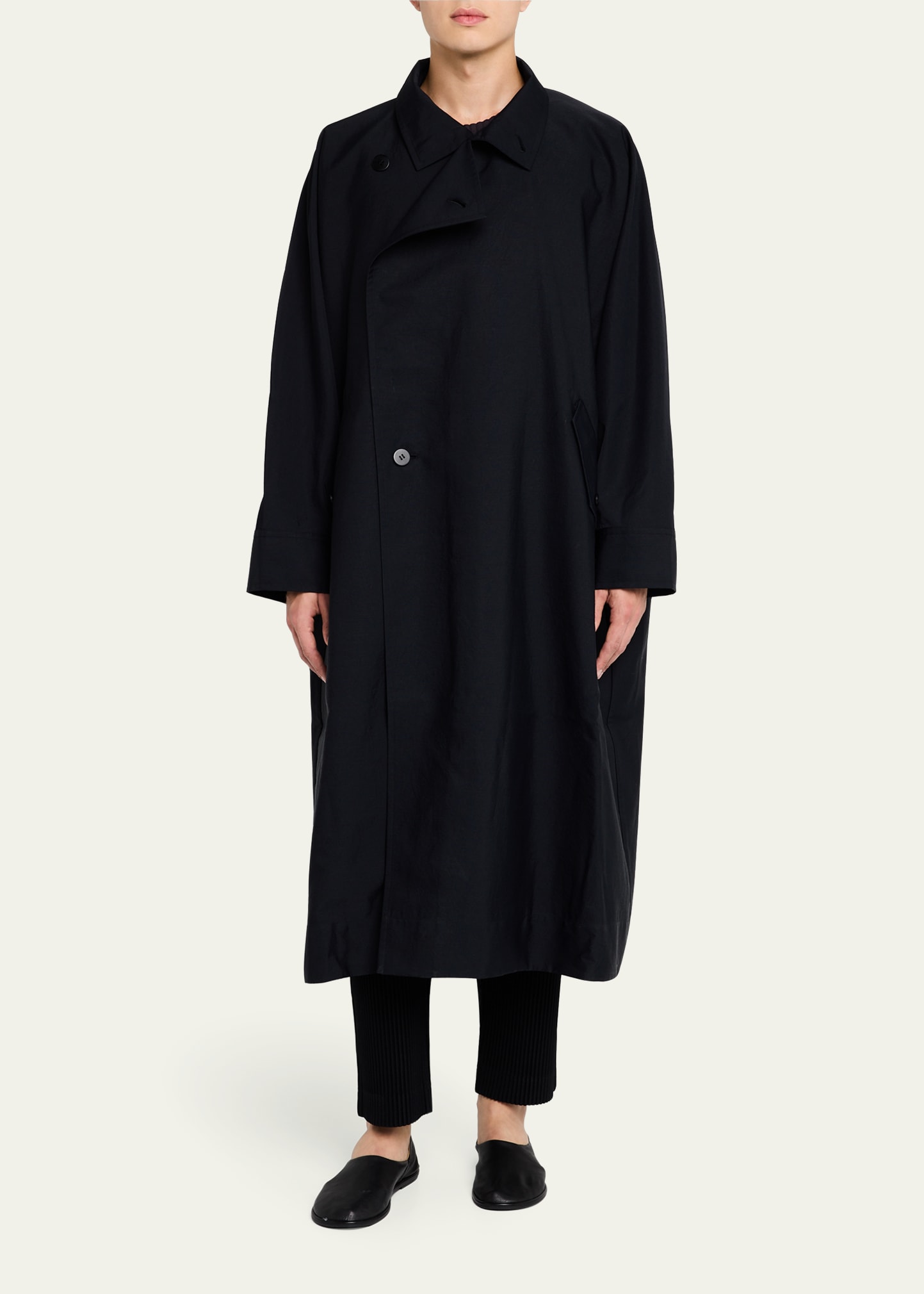 ジャケット・アウター ISSEY MIYAKE MEN PLEATS TRENCH COAT Homme Plisse Issey Miyake Men's Nylon Kite Coat - Bergdorf