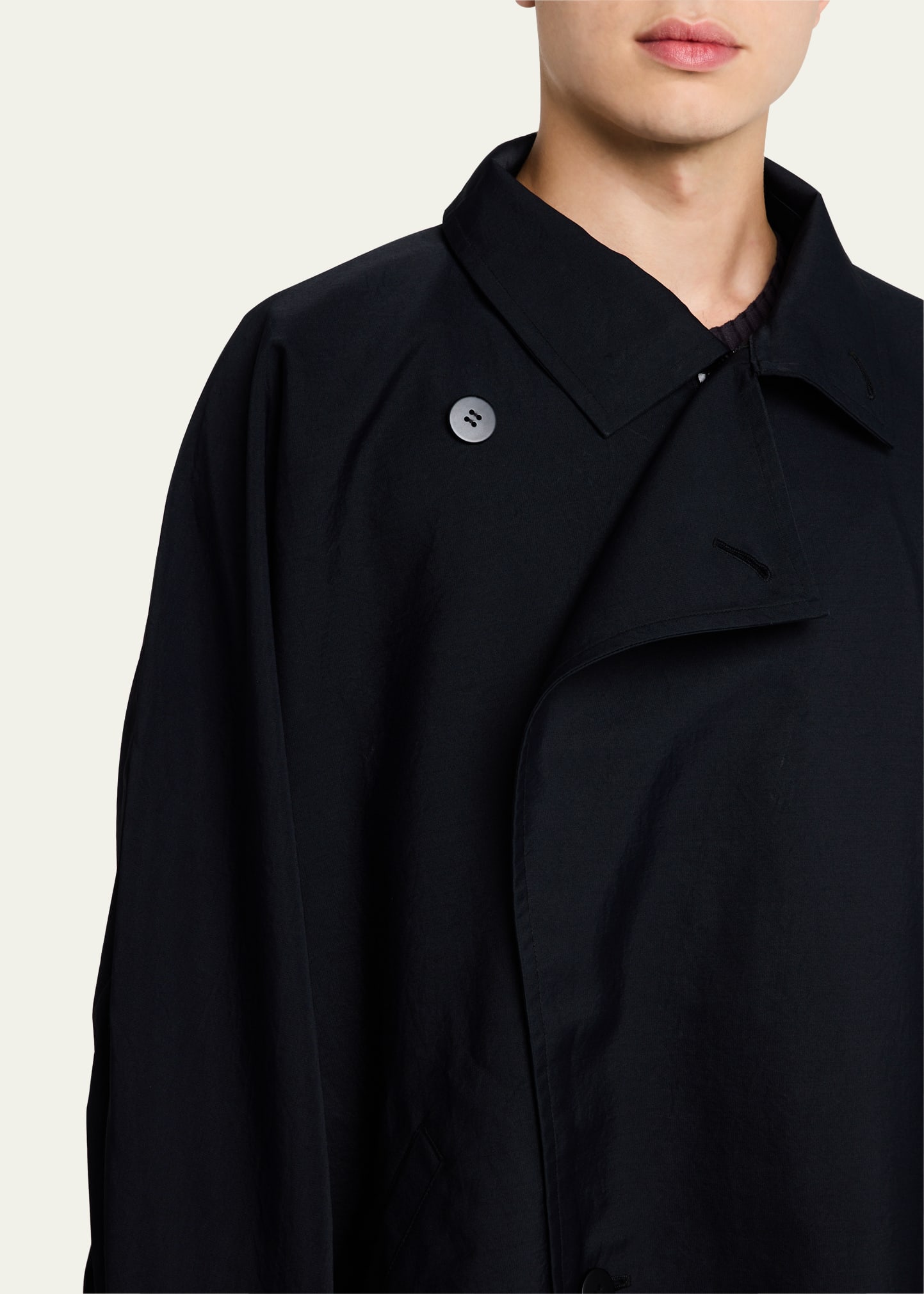Homme Plisse Issey Miyake Men's Oversized Trench Coat