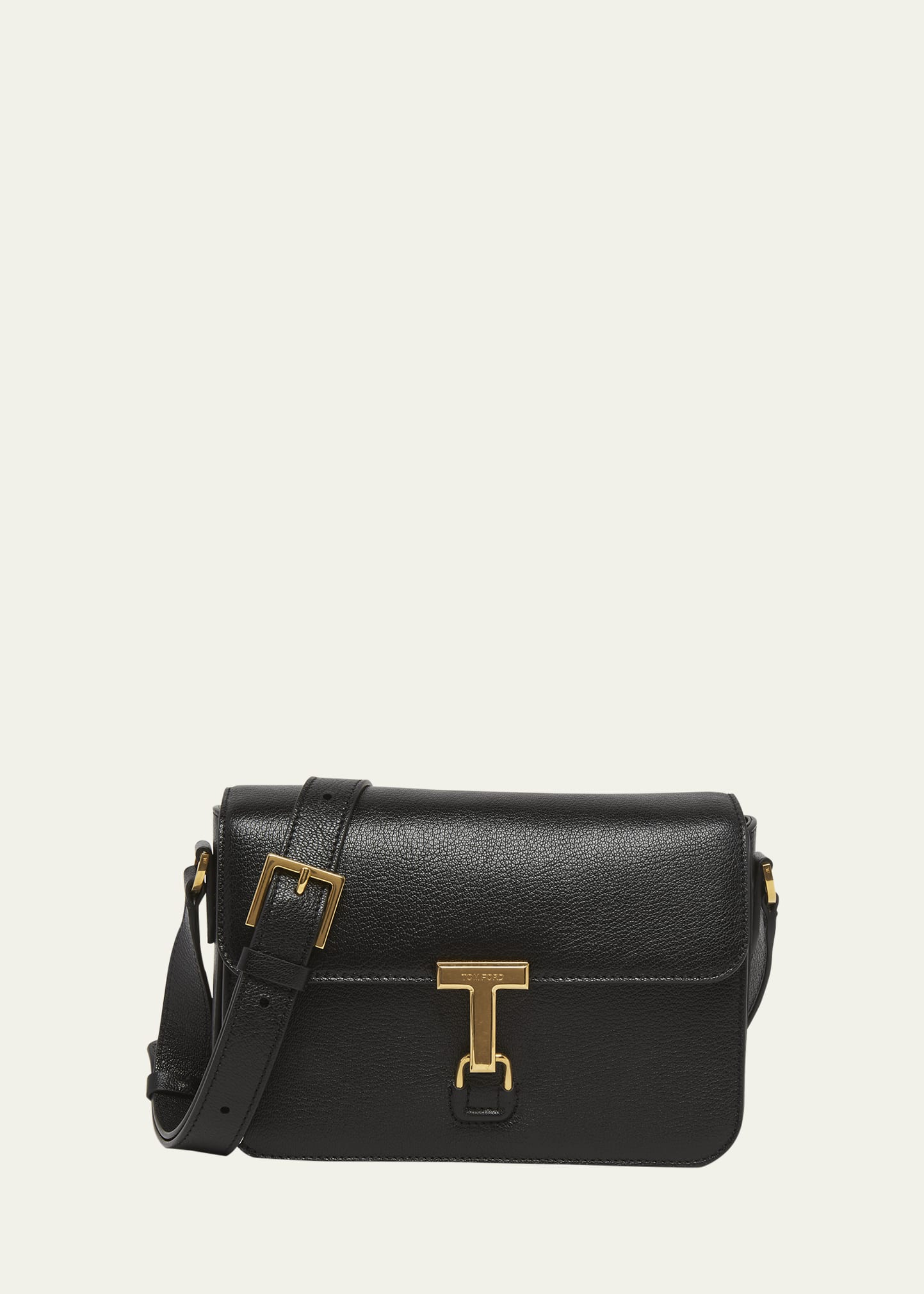 TOM FORD Monarch スエードショルダーバッグ M TOM FORD Monarch スエードショルダーバッグ M | ブラック