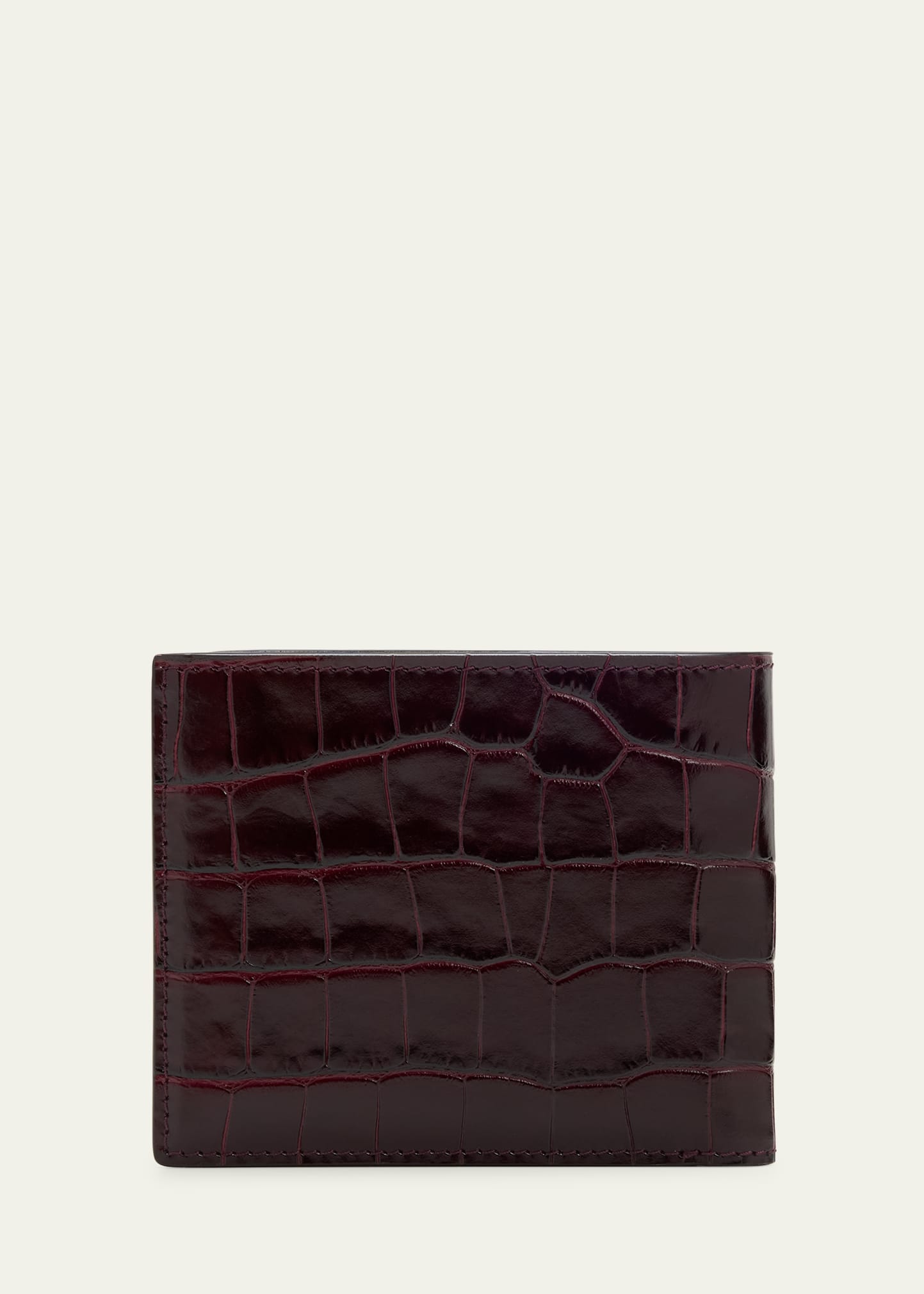 TOM FORD Men's Bi-Fold Crocodile-Print Leather Wallet - Bergdorf