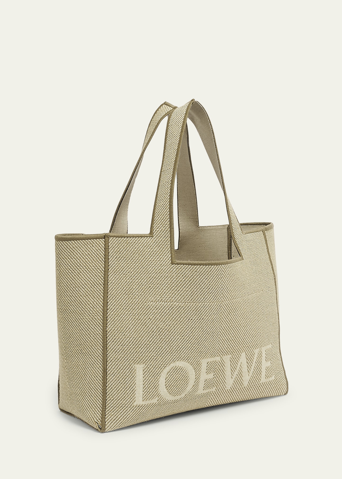 【関税&送料込】Loewe Tote Bag Loewe Small Canvas Jacquard Tote Bag - Bergdorf Goodman