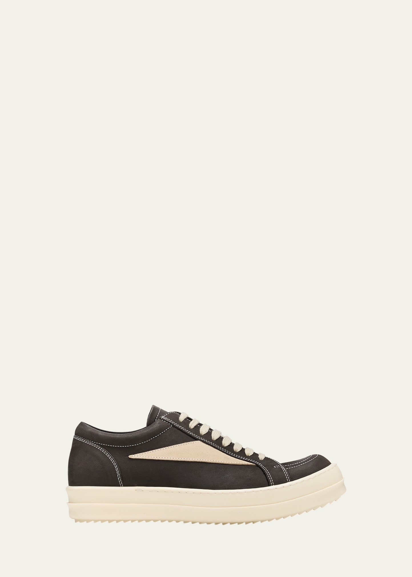 Rick Owens Scarpe Bicolor Suede LowTop Sneakers International Shipping