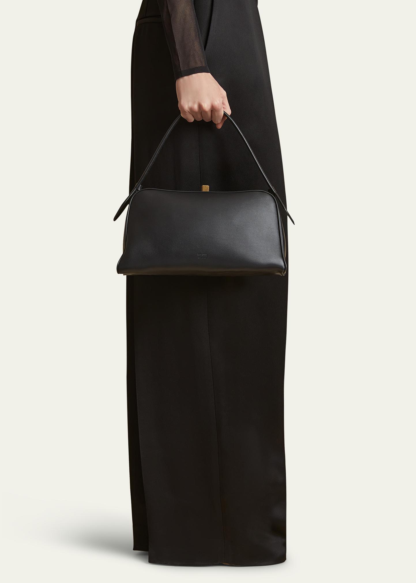 Cate Calfskin Leather Top-Handle Bag, image 3 of 7