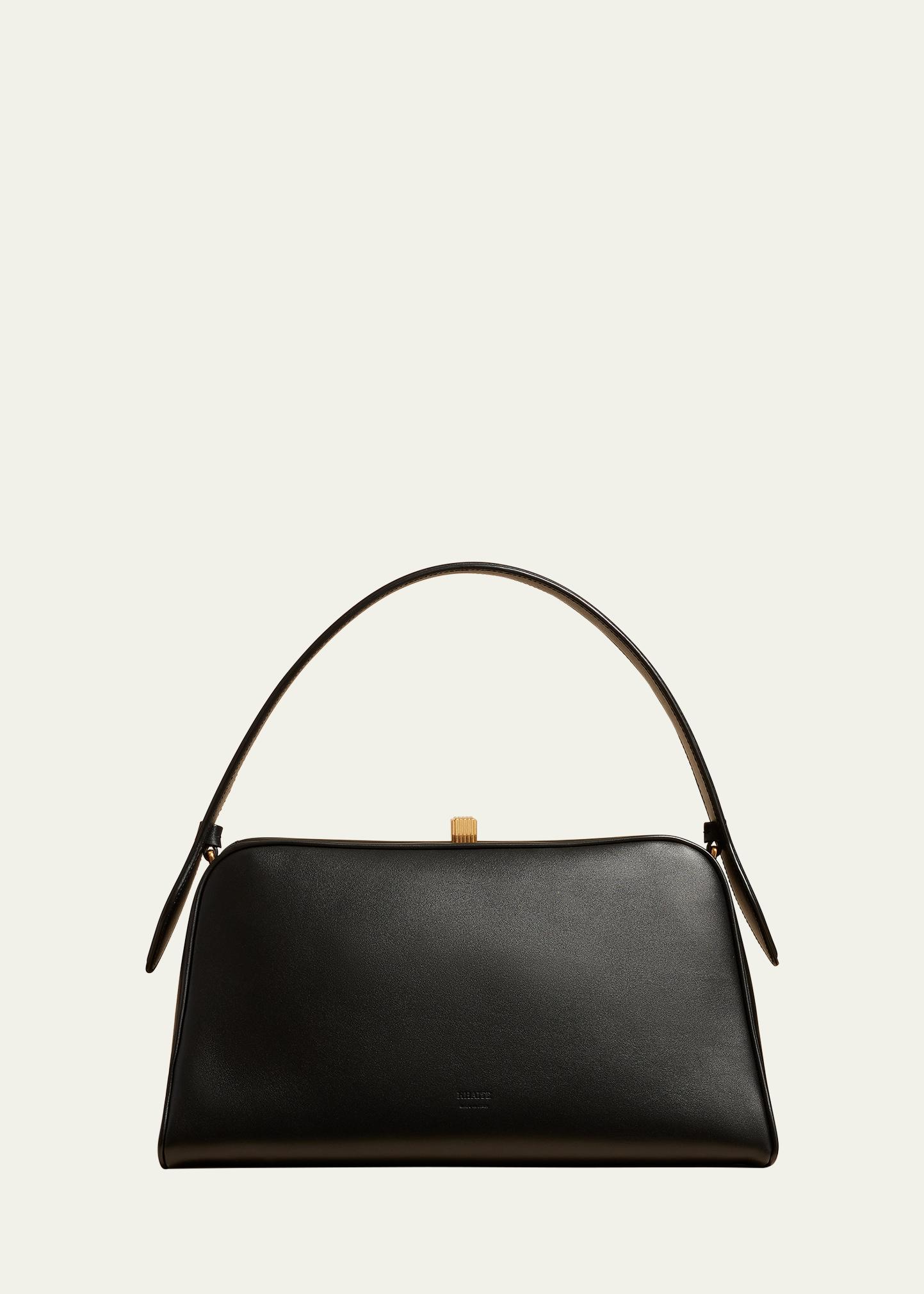 Cate Calfskin Leather Top-Handle Bag, image 2 of 7