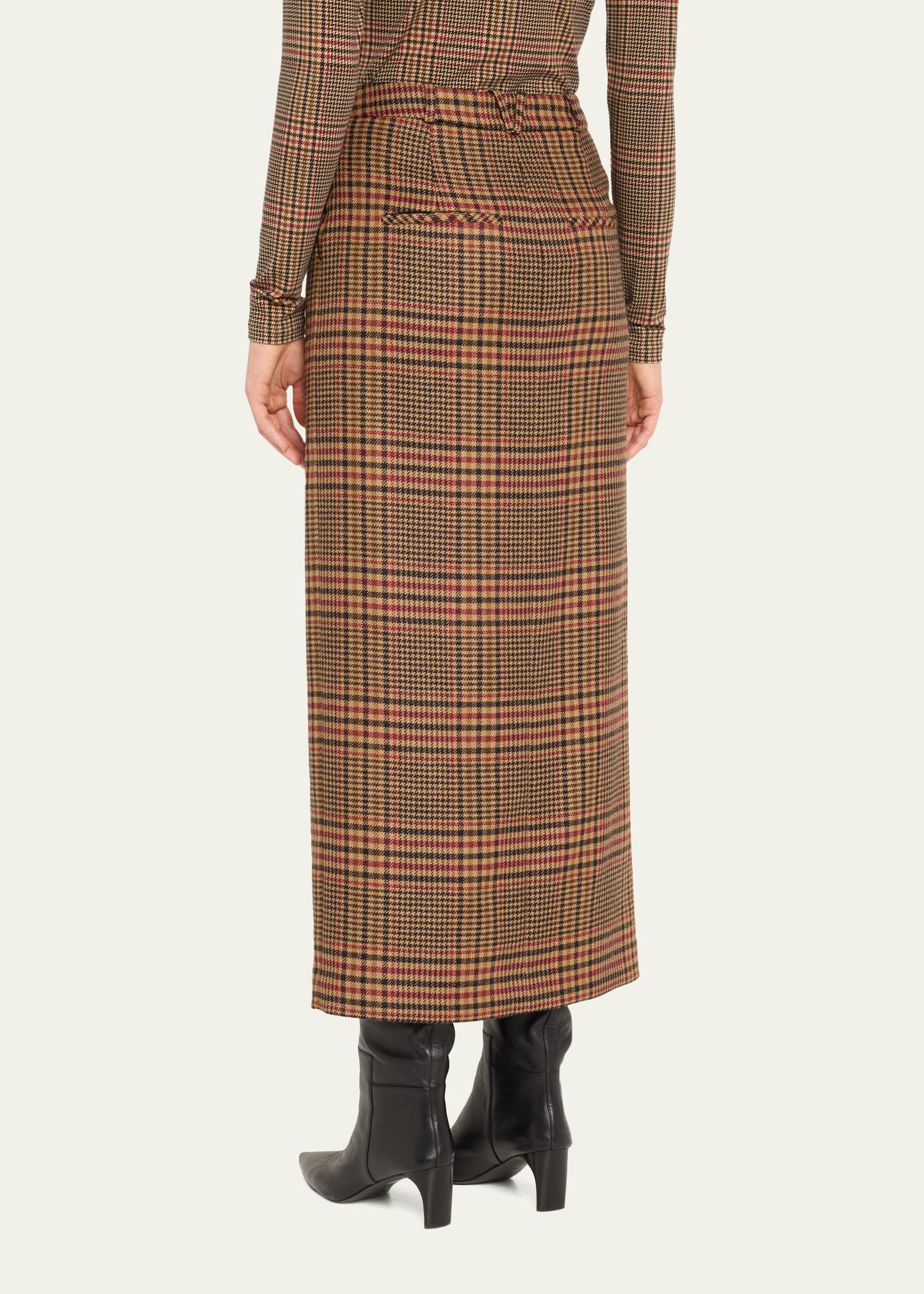 Veronica Beard Maxine Plaid Maxi Skirt - Bergdorf Goodman