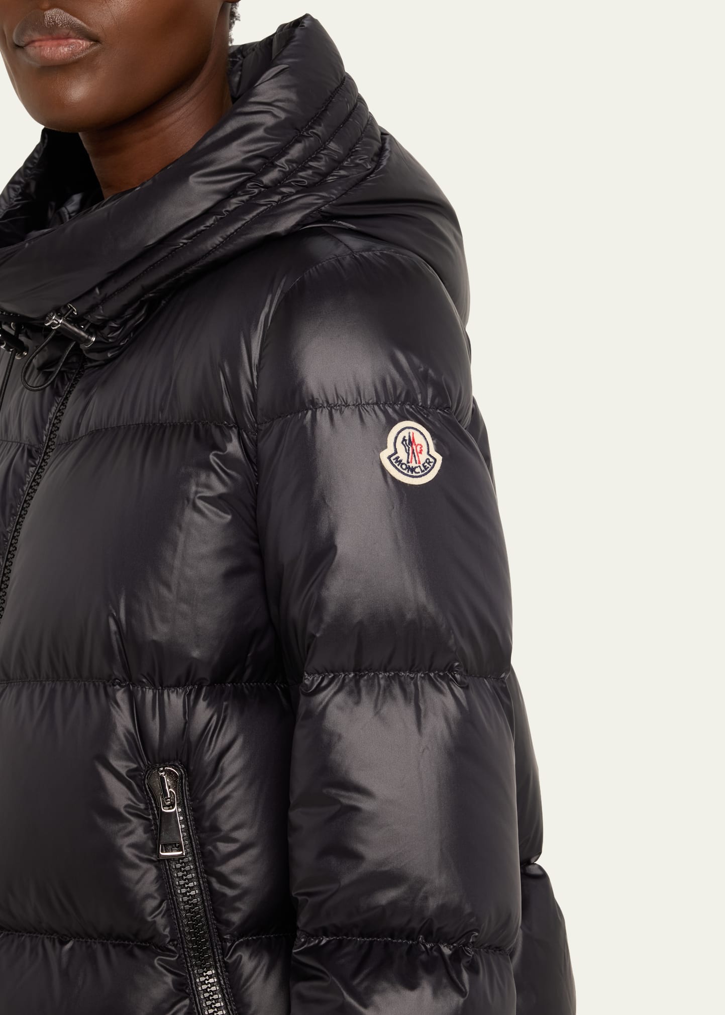 Moncler Seritte A-Line Short Down Jacket - Bergdorf Goodman