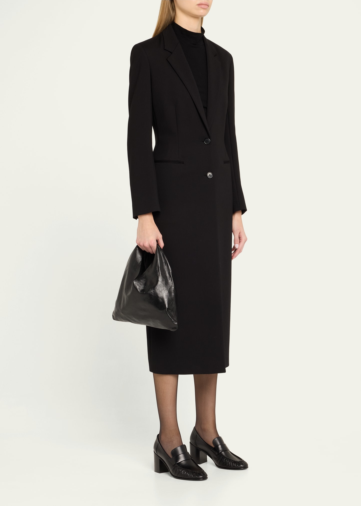 ハンドバッグ The Row Small Bindle Handbag In Nappa THE ROW Small Bindle in Nappa Crackled Leather | Neiman Marcus