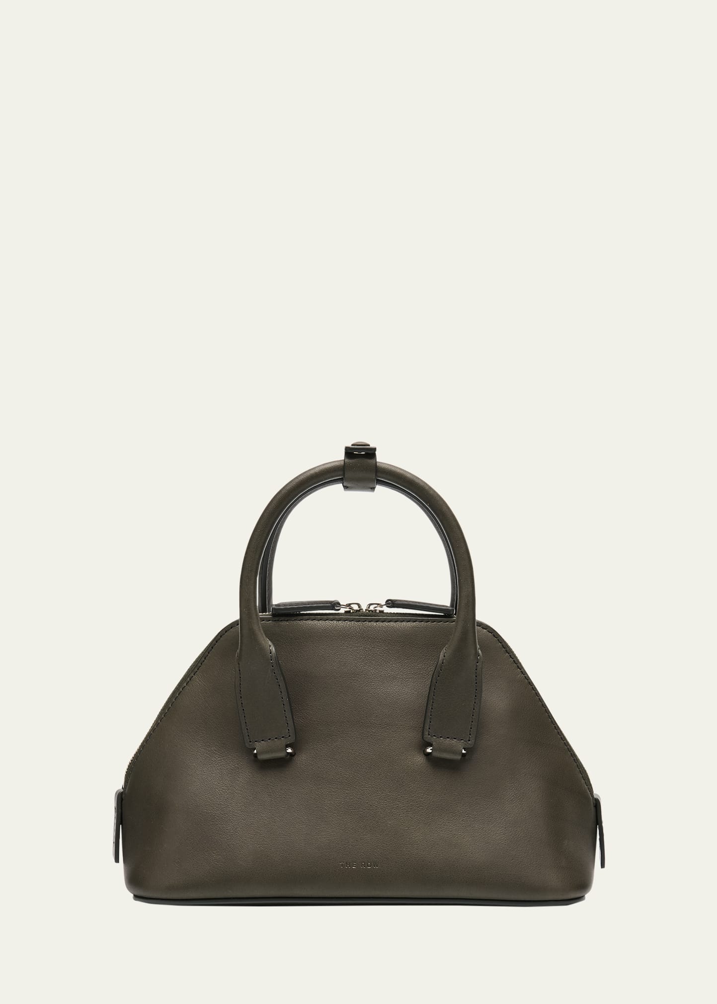 【THE ROW】レザー製 e Duffle ラゲージスタイルバッグ レザー製 George Duffle ブラック – The Row