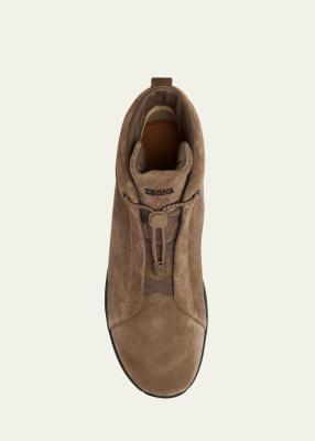ZEGNA Men's Triple Stitch™ Vetta Suede Boots - Bergdorf Goodman